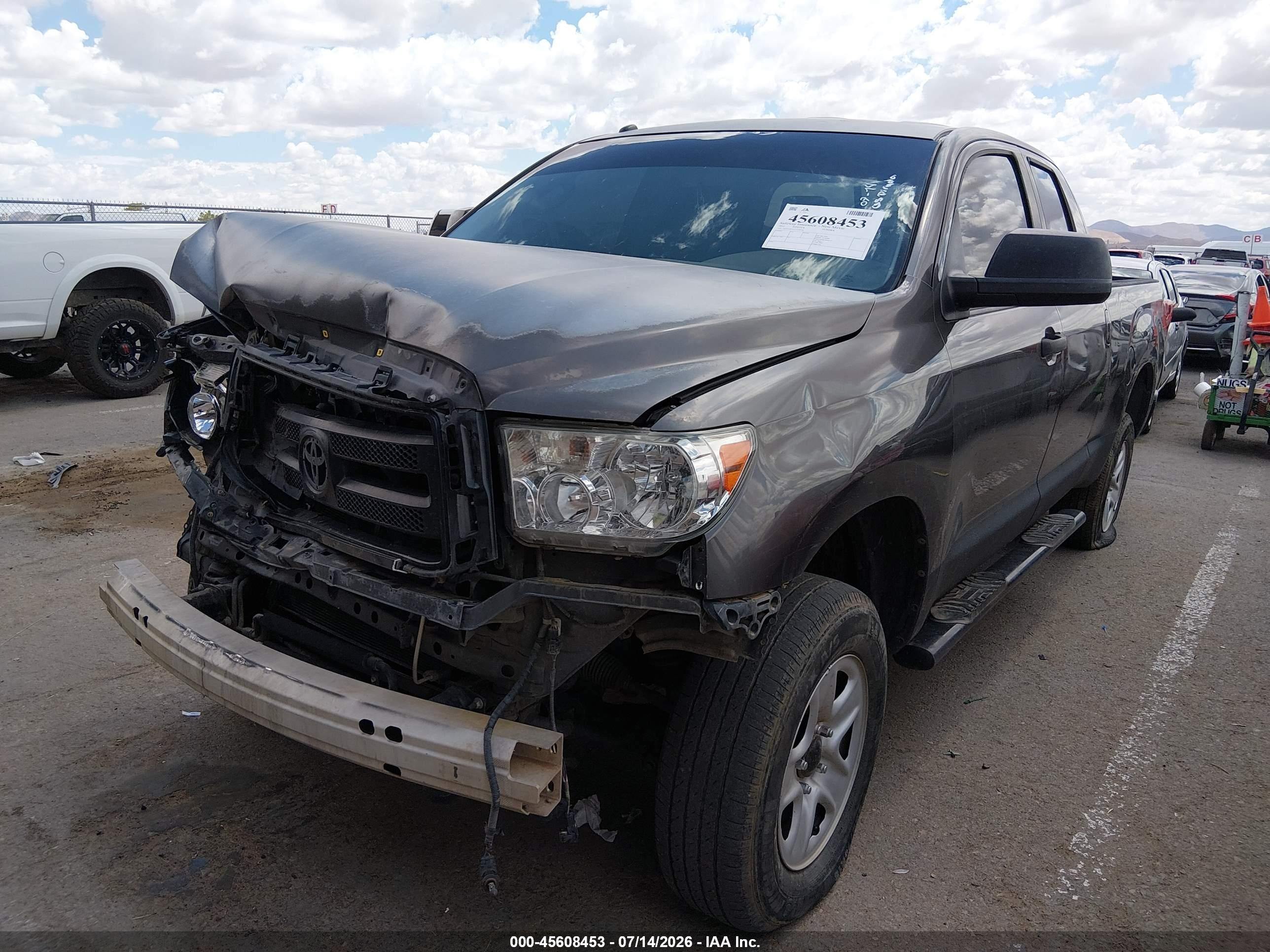 2012 Toyota Tundra Grade 5.7l V8 Gray vin: 5TFUY5F12CX270544