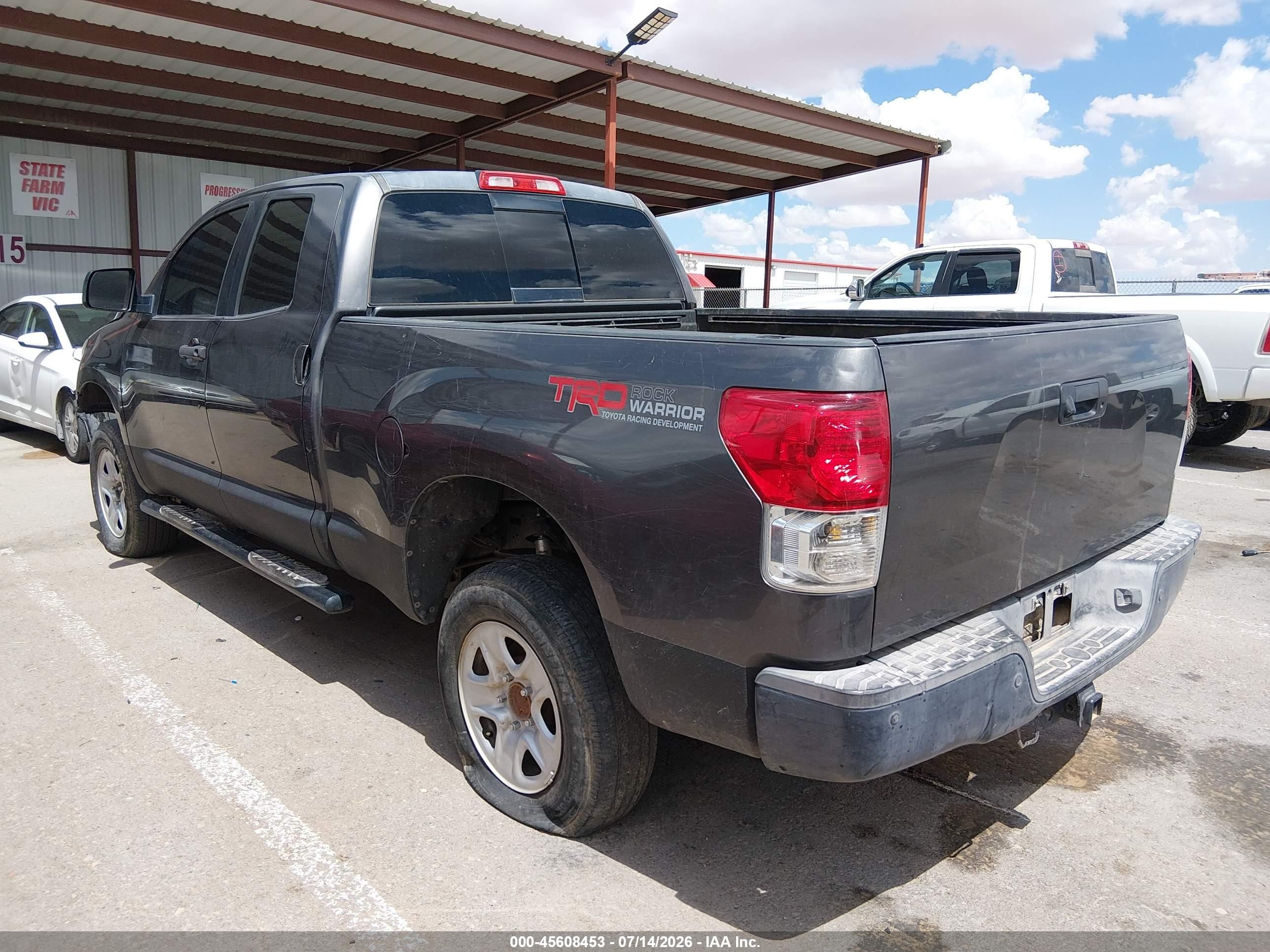 2012 Toyota Tundra Grade 5.7l V8 Gray vin: 5TFUY5F12CX270544
