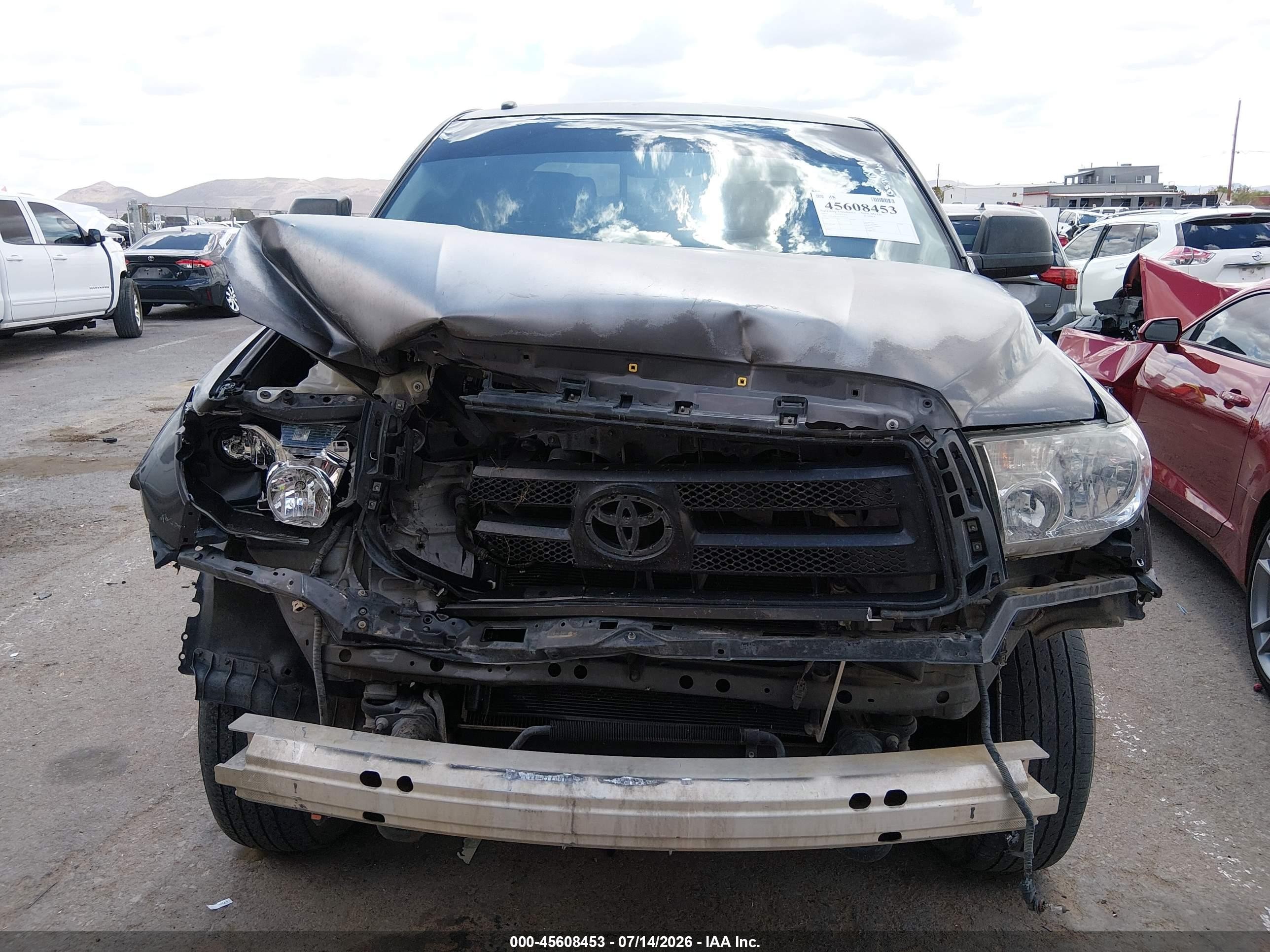 2012 Toyota Tundra Grade 5.7l V8 Gray vin: 5TFUY5F12CX270544
