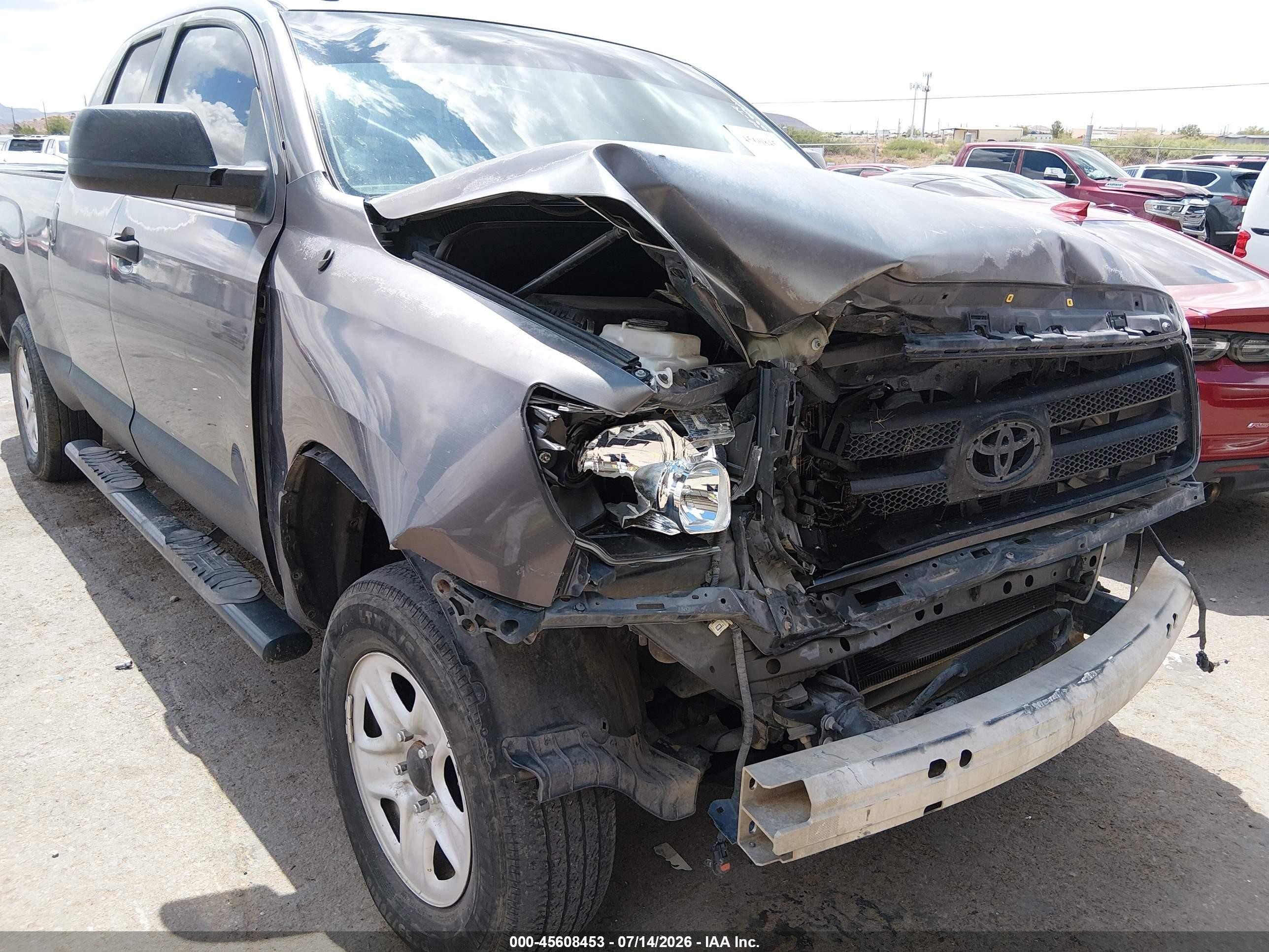 2012 Toyota Tundra Grade 5.7l V8 Gray vin: 5TFUY5F12CX270544
