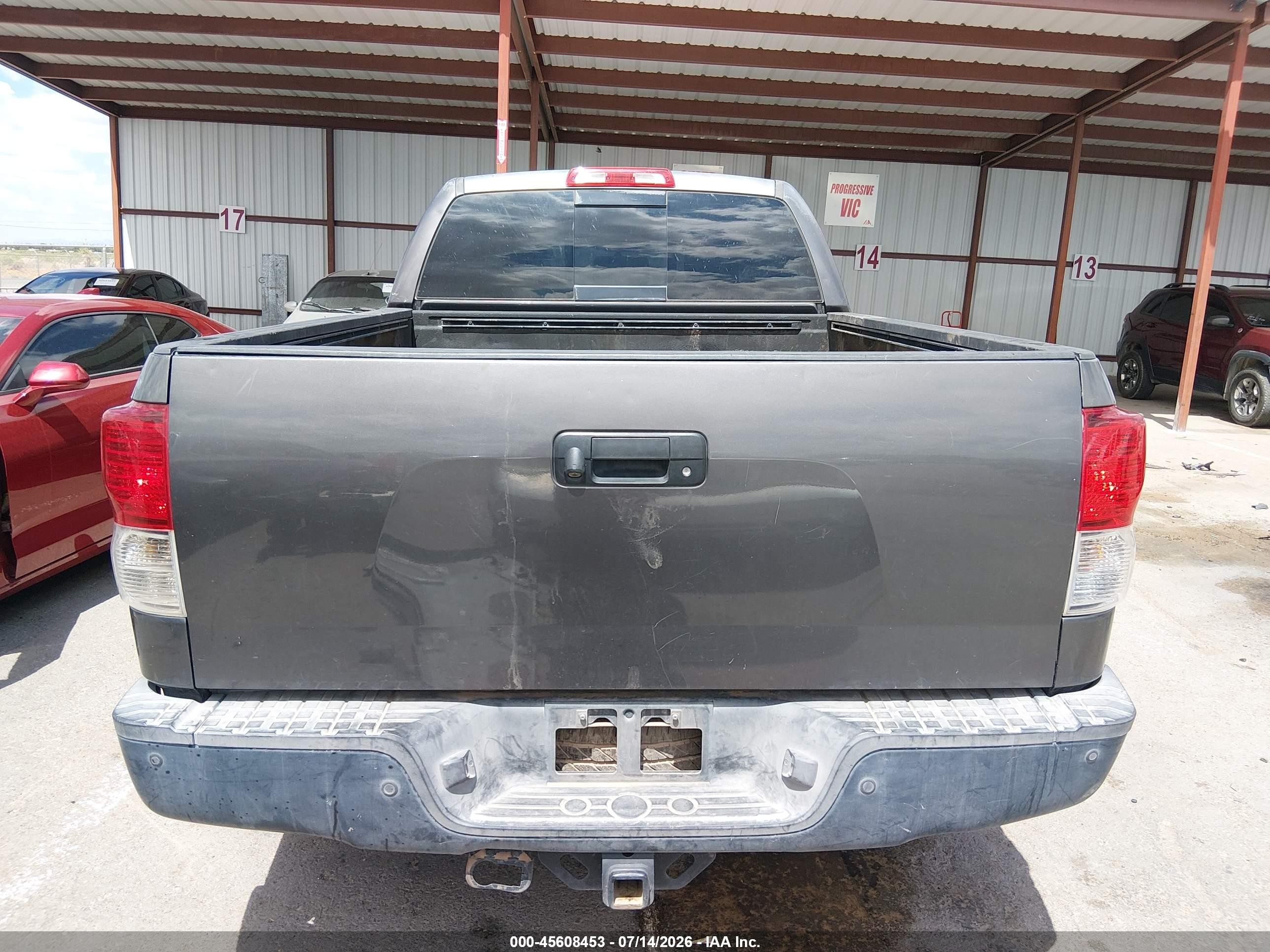 2012 Toyota Tundra Grade 5.7l V8 Gray vin: 5TFUY5F12CX270544