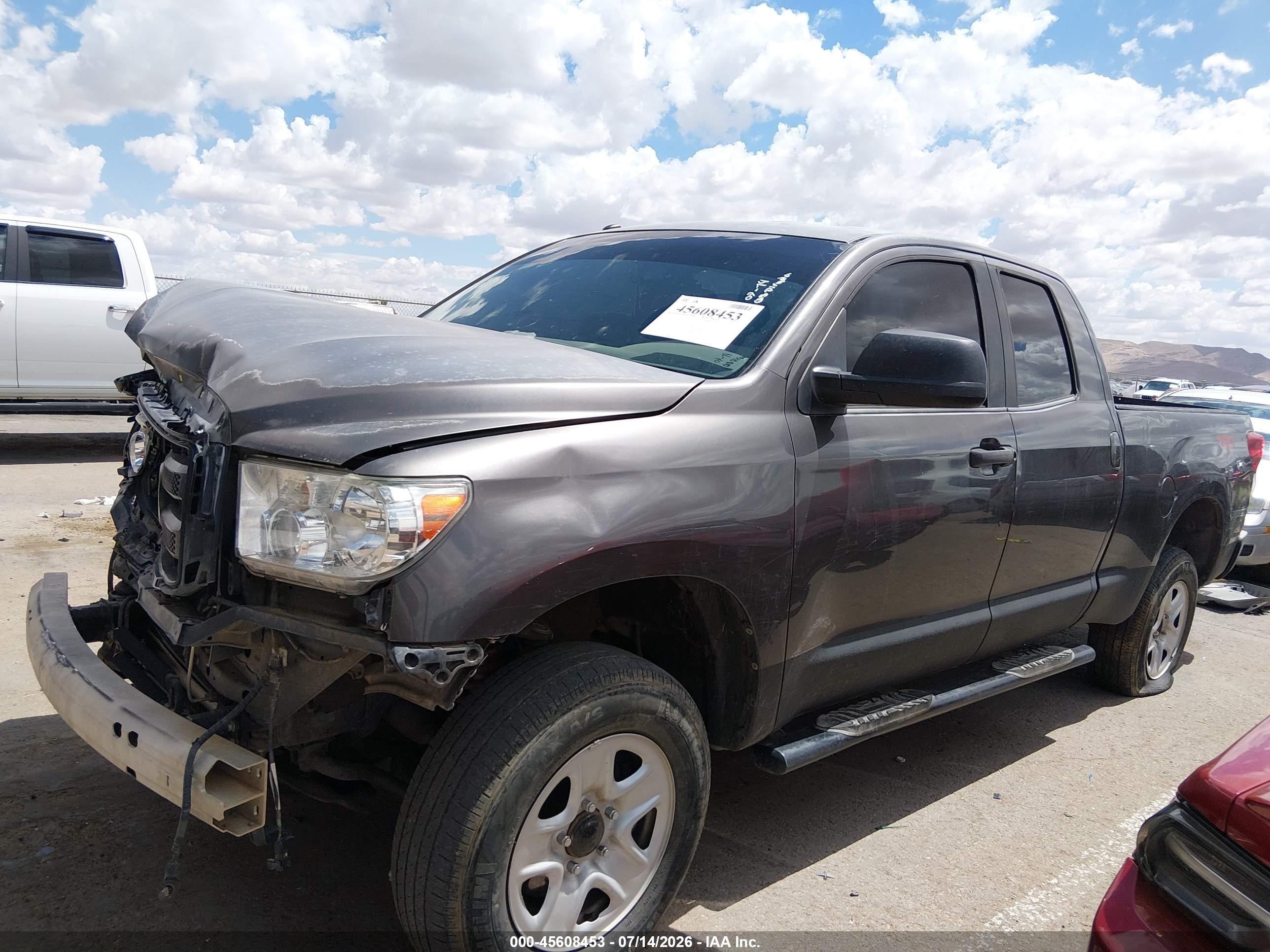 2012 Toyota Tundra Grade 5.7l V8 Gray vin: 5TFUY5F12CX270544