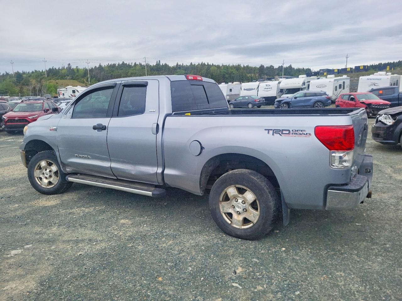 2013 Toyota Tundra Double Cab Sr5 Silver vin: 5TFUY5F12DX273557