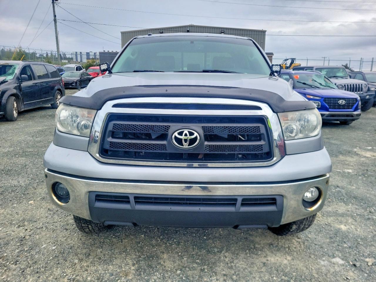 2013 Toyota Tundra Double Cab Sr5 Silver vin: 5TFUY5F12DX273557