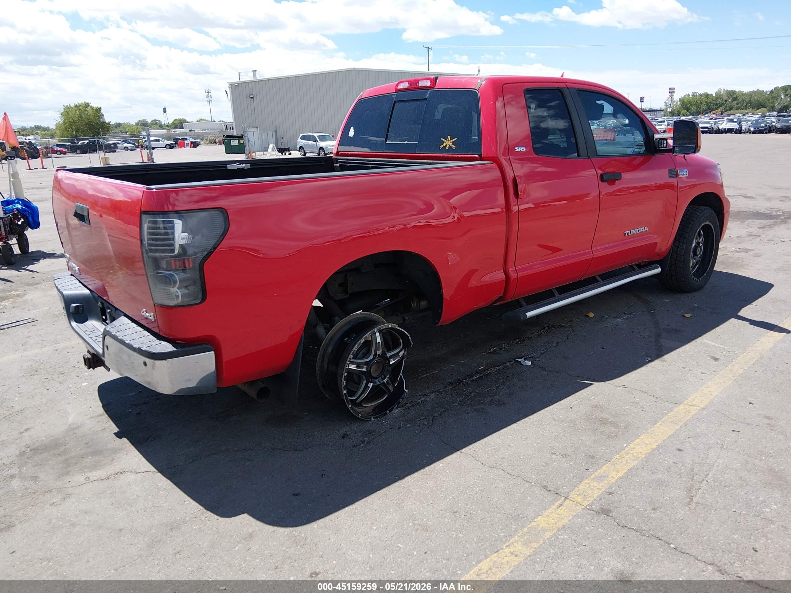 2010 Toyota Tundra Grade 5.7l V8 Красный vin: 5TFUY5F13AX117328