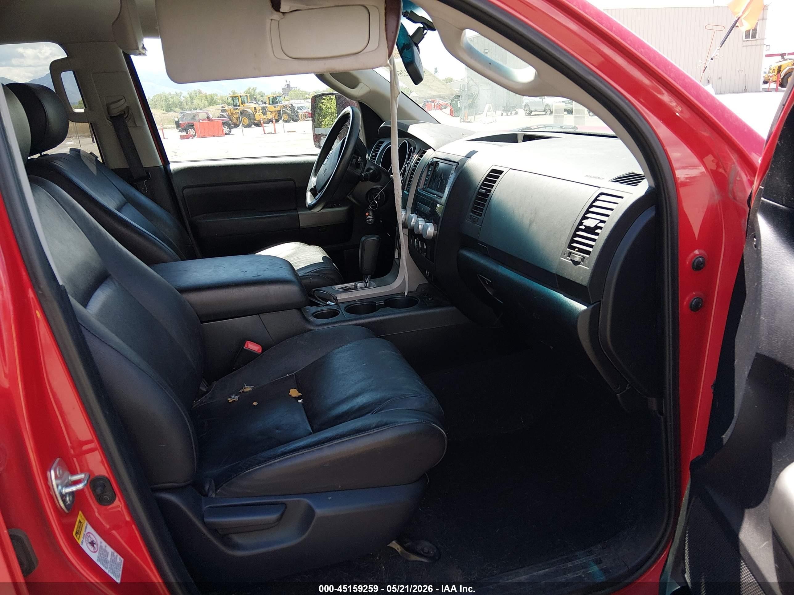 2010 Toyota Tundra Grade 5.7l V8 Красный vin: 5TFUY5F13AX117328