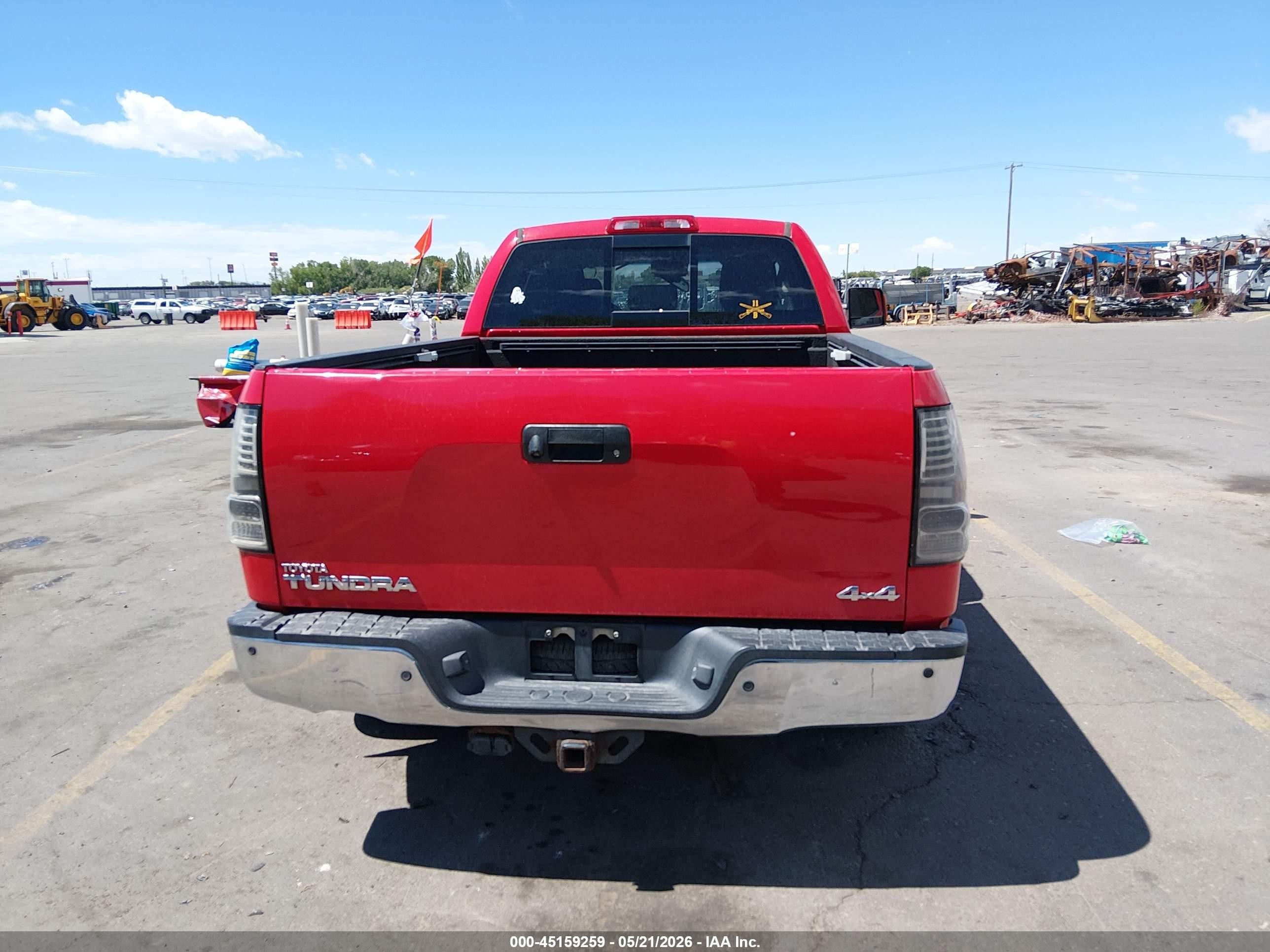 2010 Toyota Tundra Grade 5.7l V8 Красный vin: 5TFUY5F13AX117328