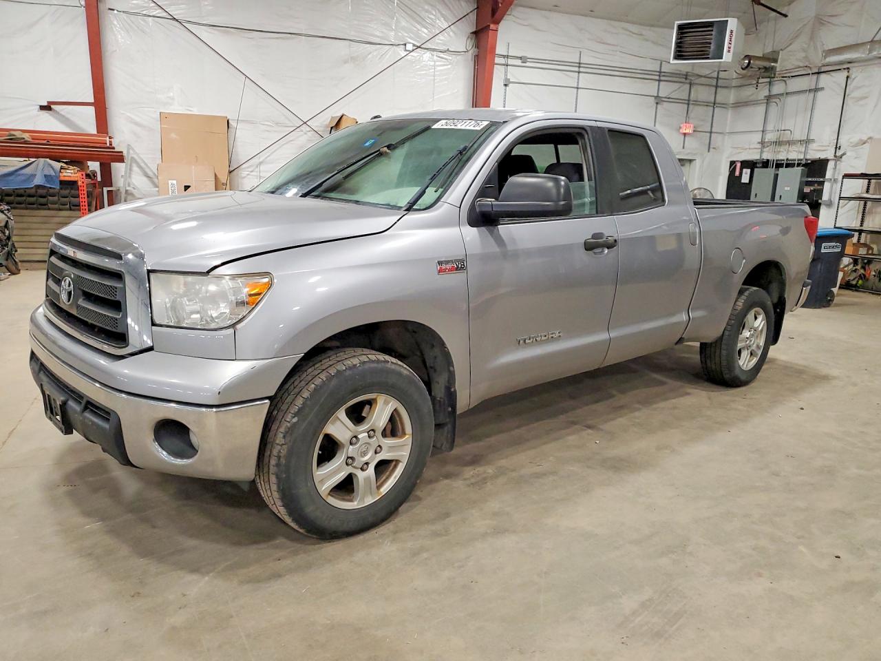 2012 Toyota Tundra Double Cab Sr5 Silver vin: 5TFUY5F13CX232112