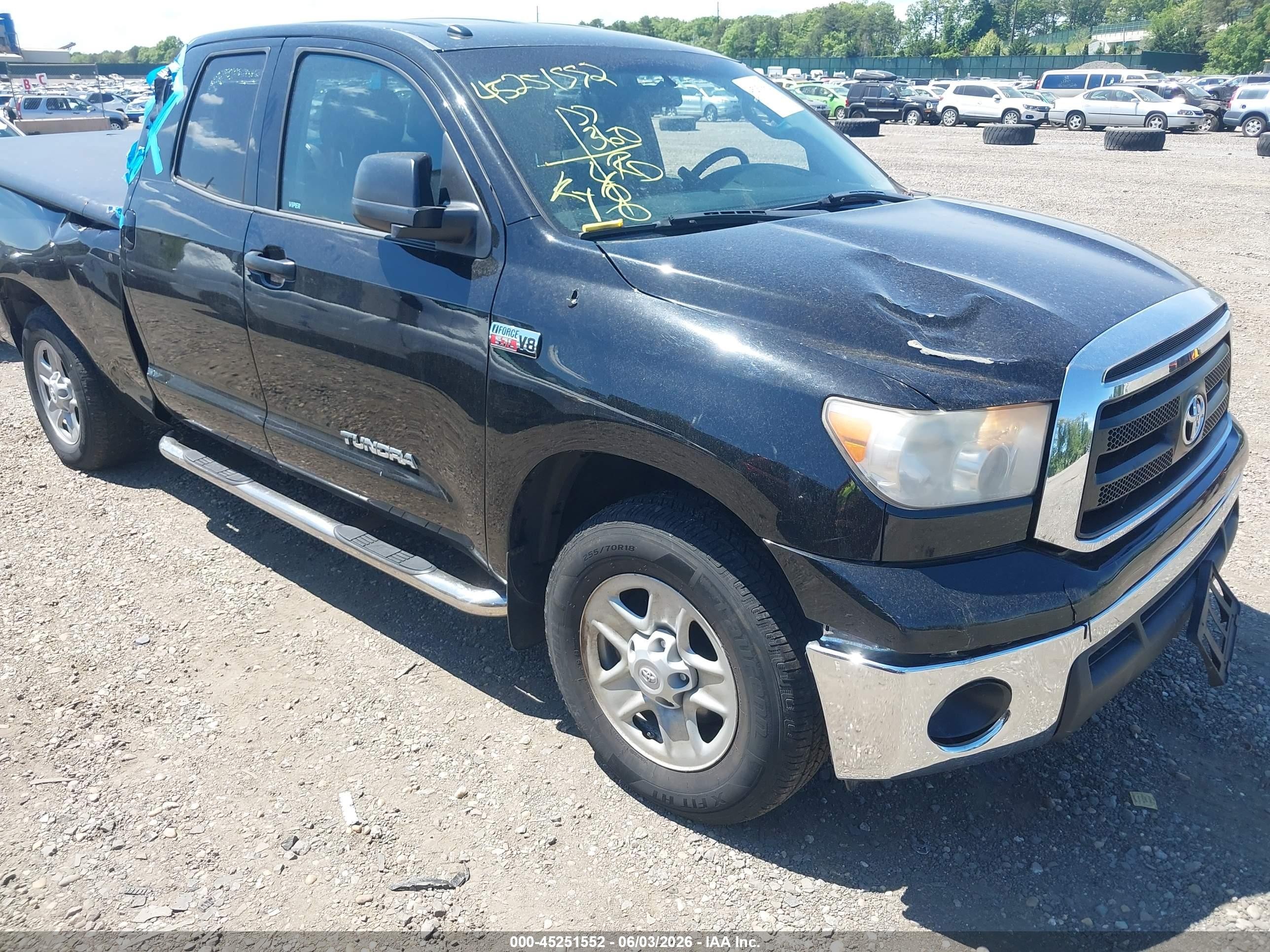 2012 Toyota Tundra Grade 5.7l V8 Black vin: 5TFUY5F13CX247256