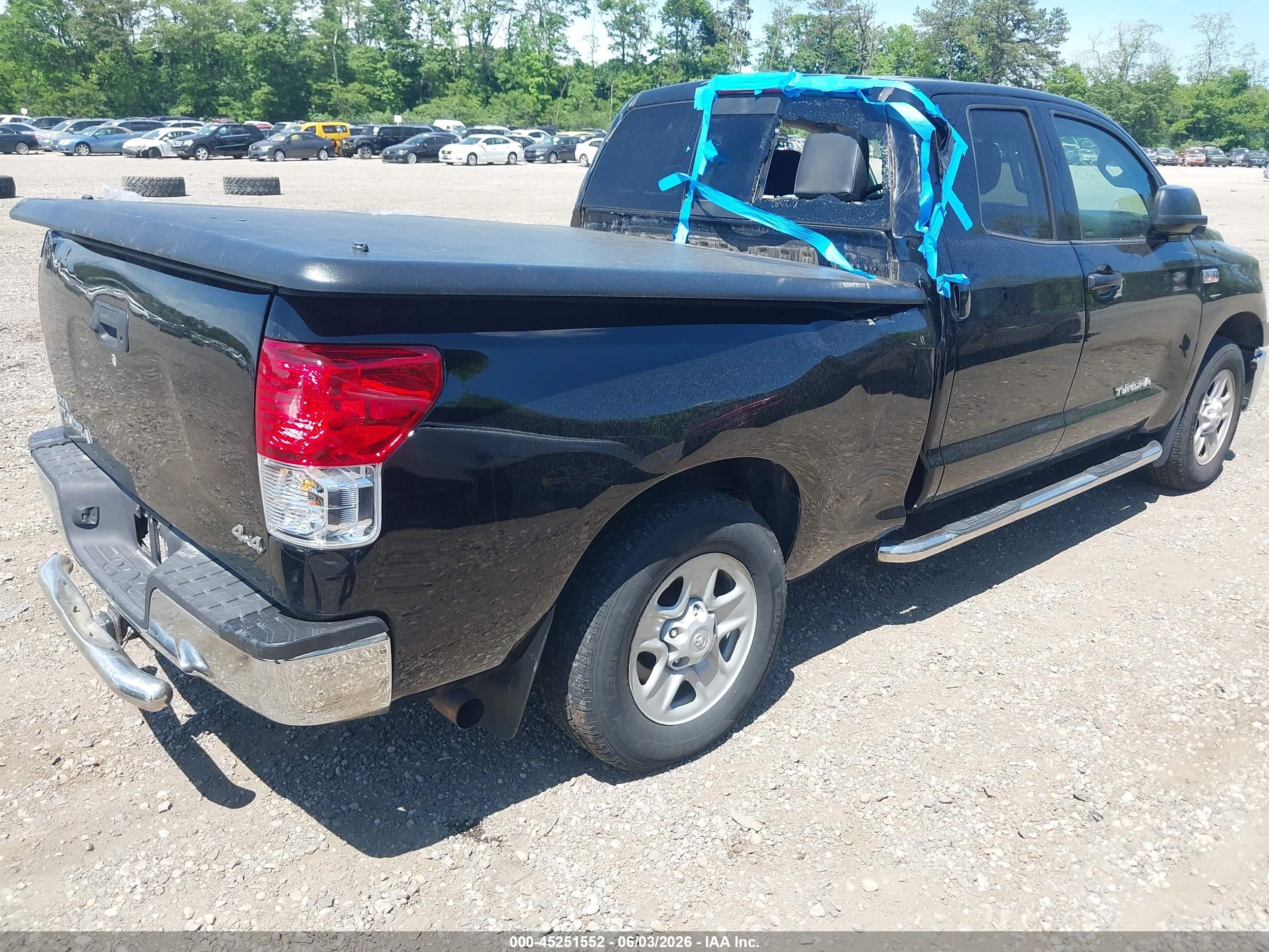 2012 Toyota Tundra Grade 5.7l V8 Black vin: 5TFUY5F13CX247256