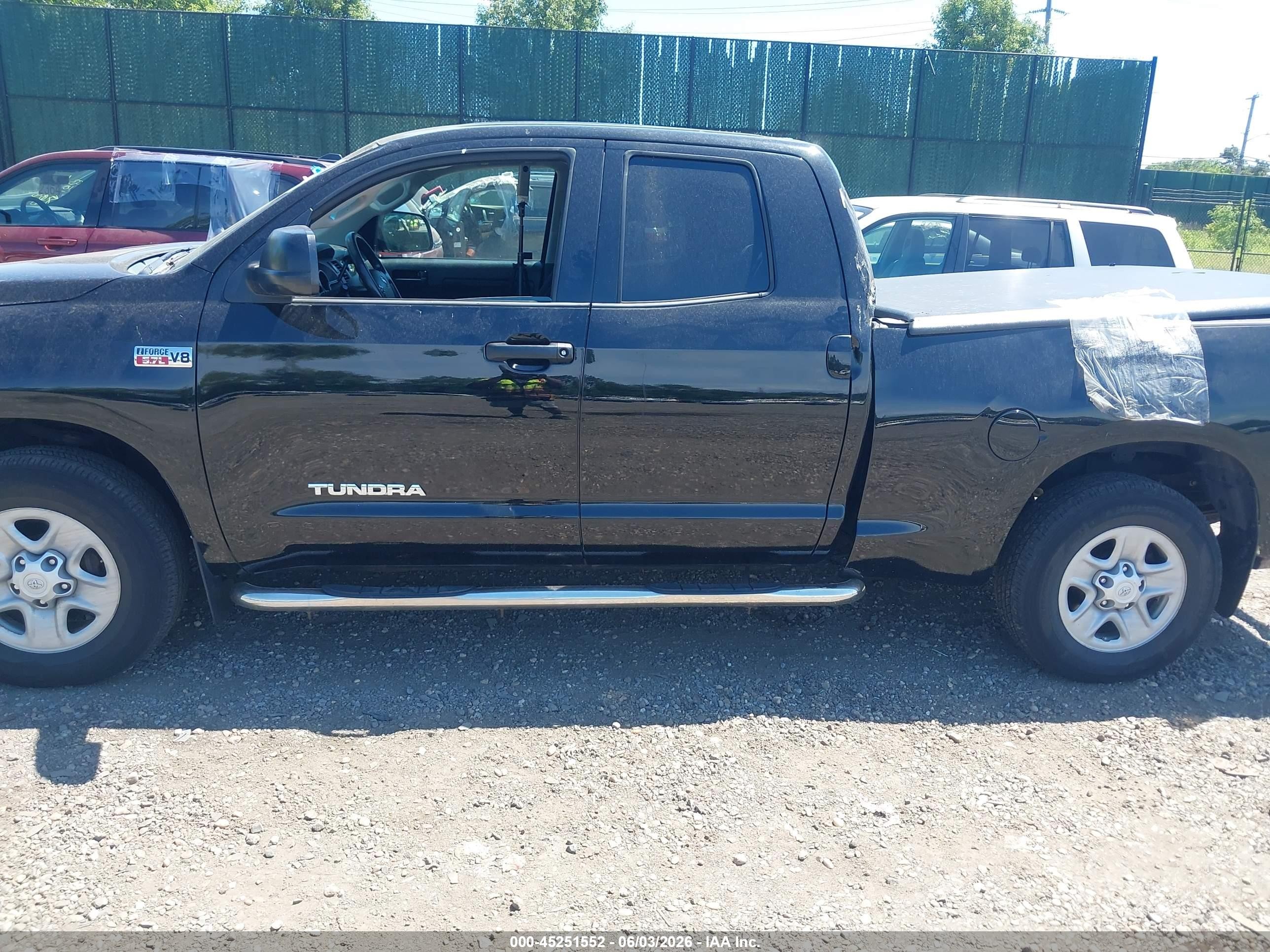 2012 Toyota Tundra Grade 5.7l V8 Black vin: 5TFUY5F13CX247256