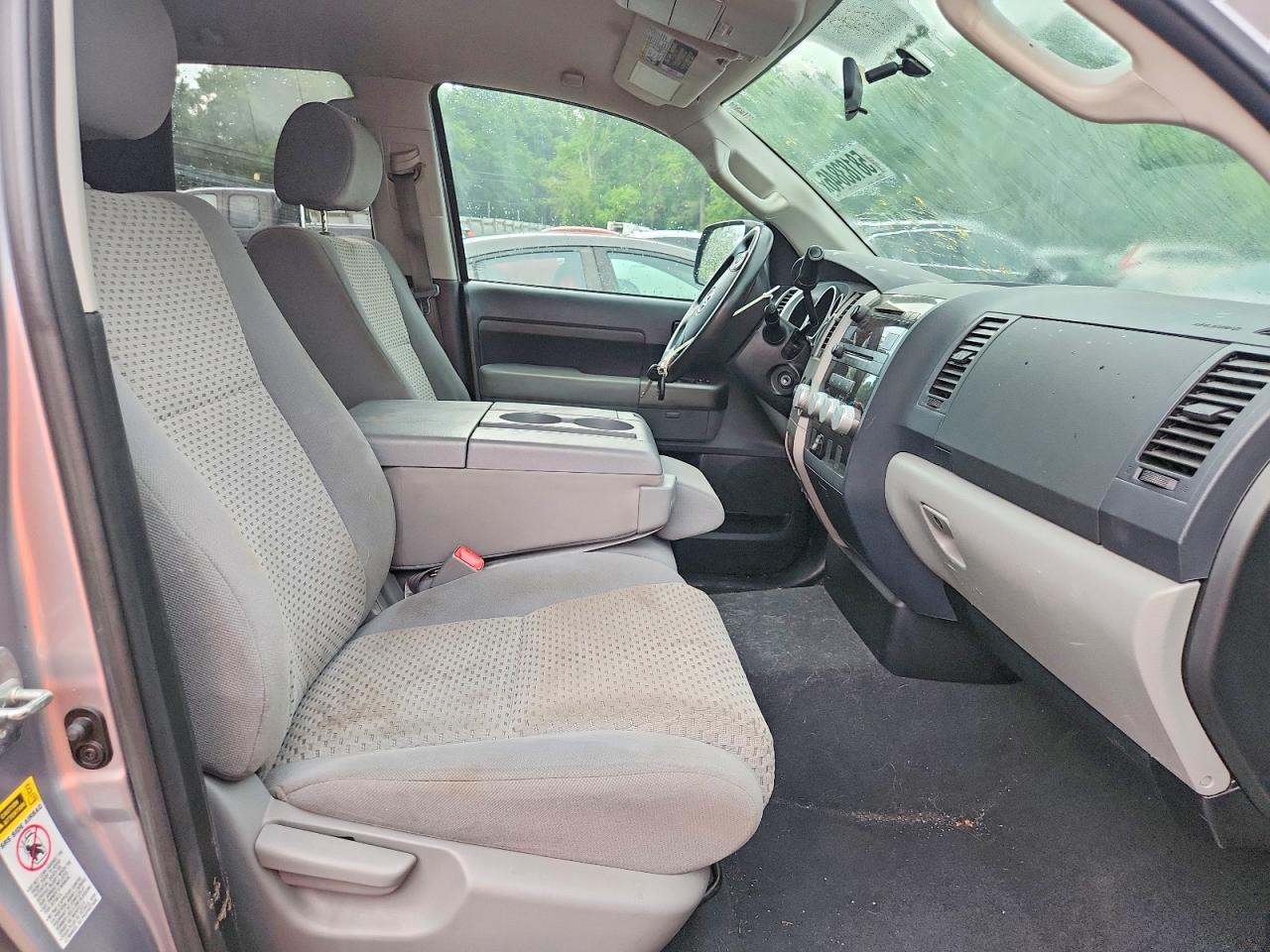 2013 Toyota Tundra Double Cab Sr5 Silver vin: 5TFUY5F13DX295809