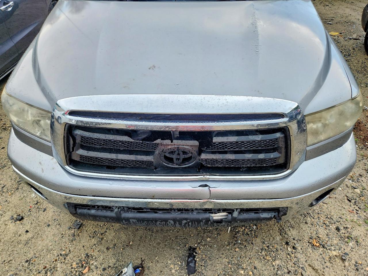 2013 Toyota Tundra Double Cab Sr5 Silver vin: 5TFUY5F13DX295809