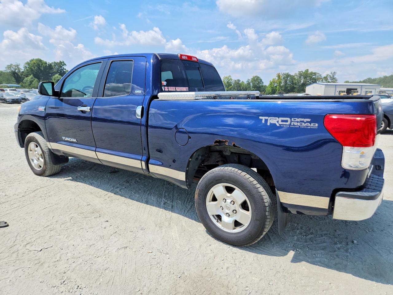 2010 Toyota Tundra Double Cab Sr5 Blue vin: 5TFUY5F14AX147325