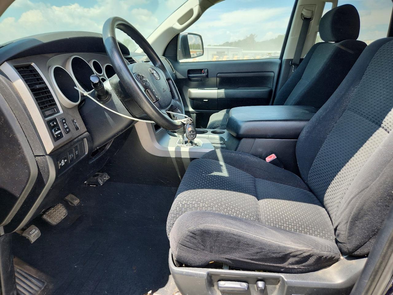 2010 Toyota Tundra Double Cab Sr5 Blue vin: 5TFUY5F14AX147325