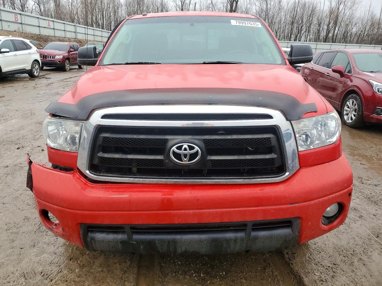 2010 Toyota Tundra Grade Красный vin: 5TFUY5F14AX150094