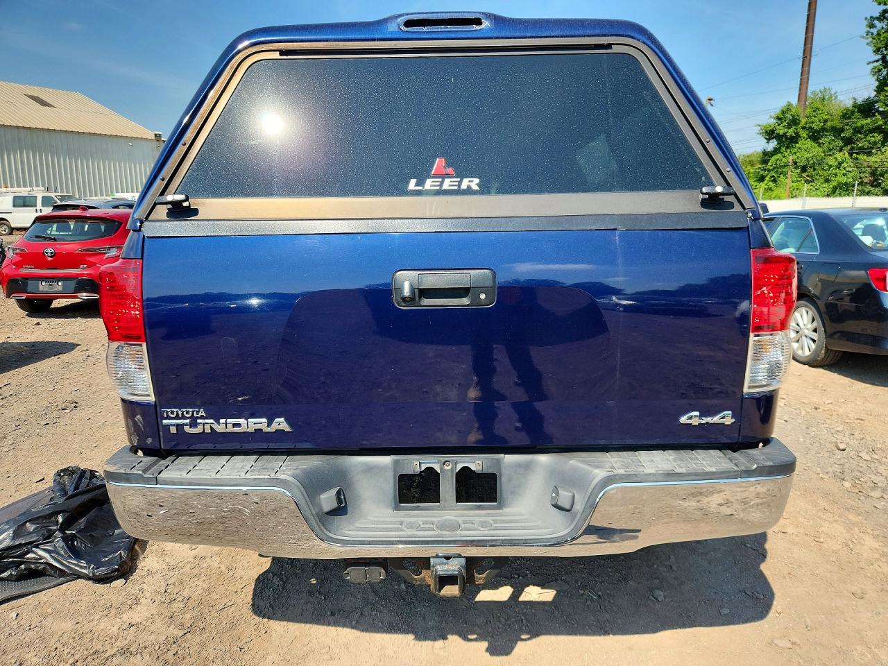 2013 Toyota Tundra Double Cab Sr5 Blue vin: 5TFUY5F14DX278050