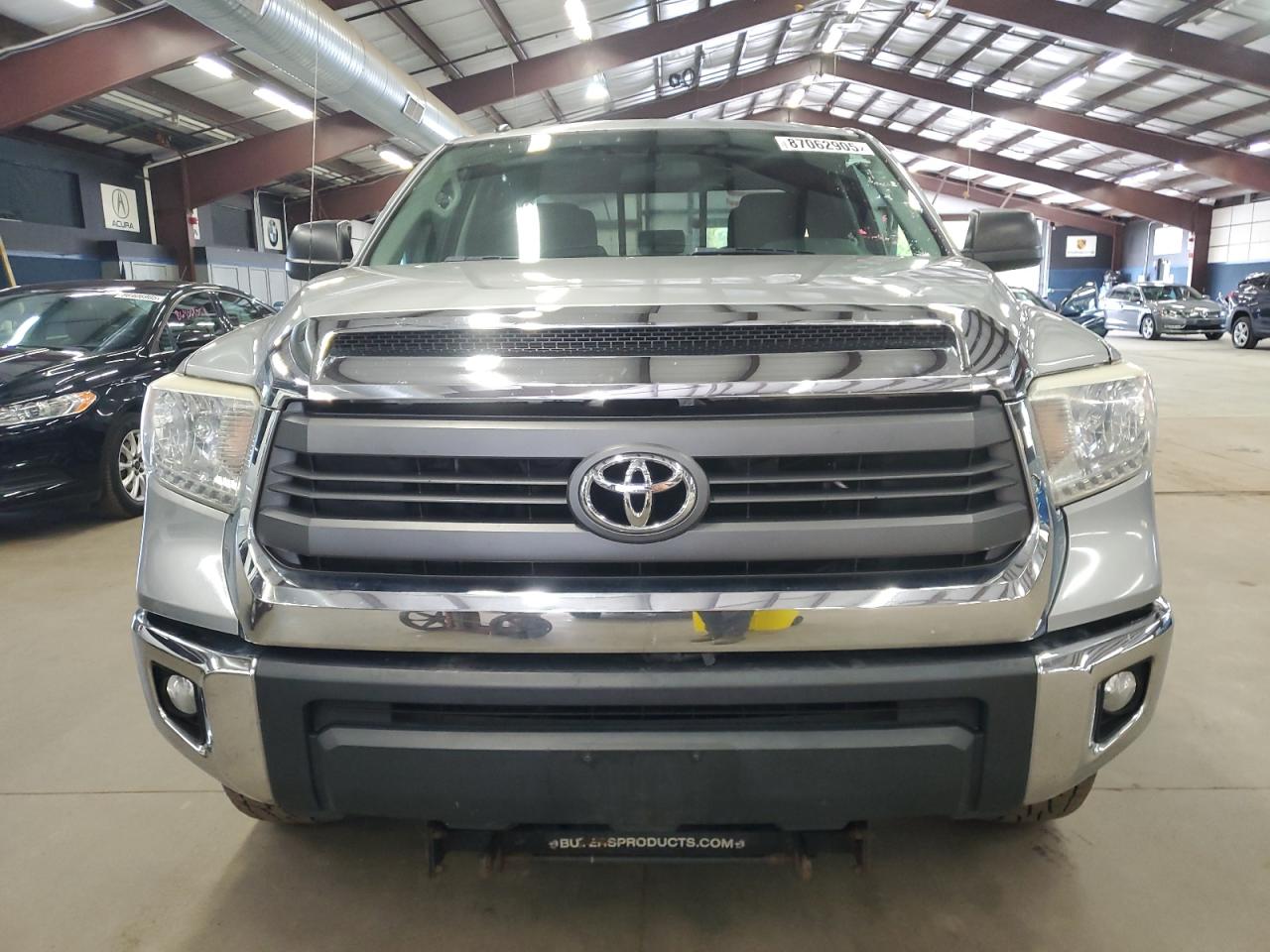 2014 Toyota Tundra Double Cab Sr Silver vin: 5TFUY5F14EX368834