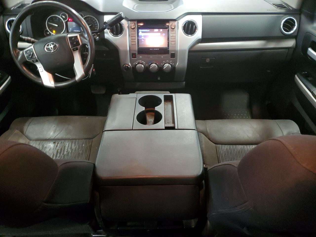 2014 Toyota Tundra Double Cab Sr Silver vin: 5TFUY5F14EX368834