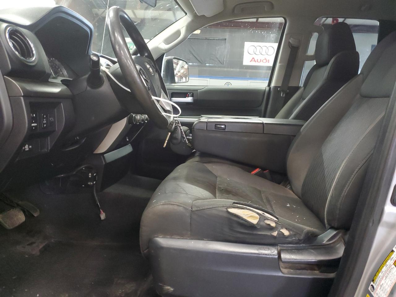 2014 Toyota Tundra Double Cab Sr Silver vin: 5TFUY5F14EX368834