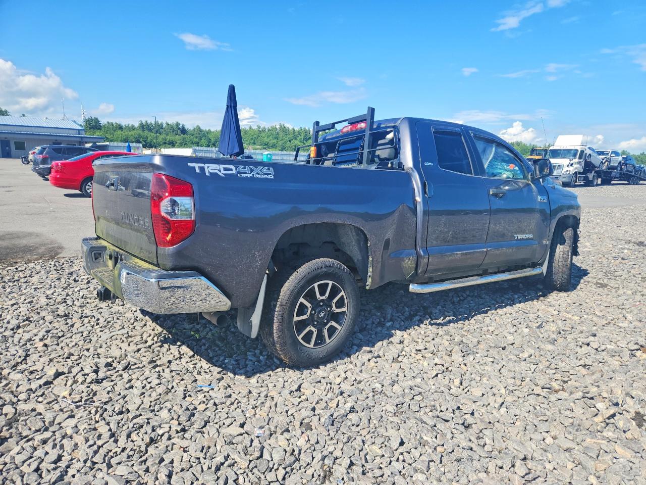 2014 Toyota Tundra Sr5 Gray vin: 5TFUY5F14EX386606