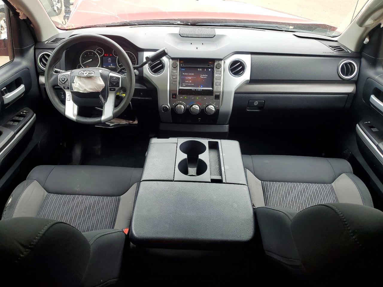 2014 Toyota Tundra Sr5 Red vin: 5TFUY5F14EX399503