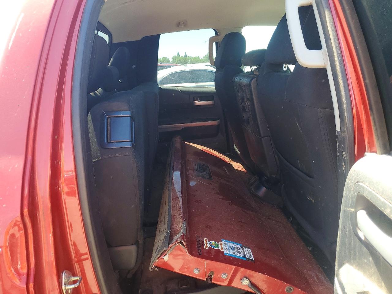 2015 Toyota Tundra Sr5 Red vin: 5TFUY5F14FX446272