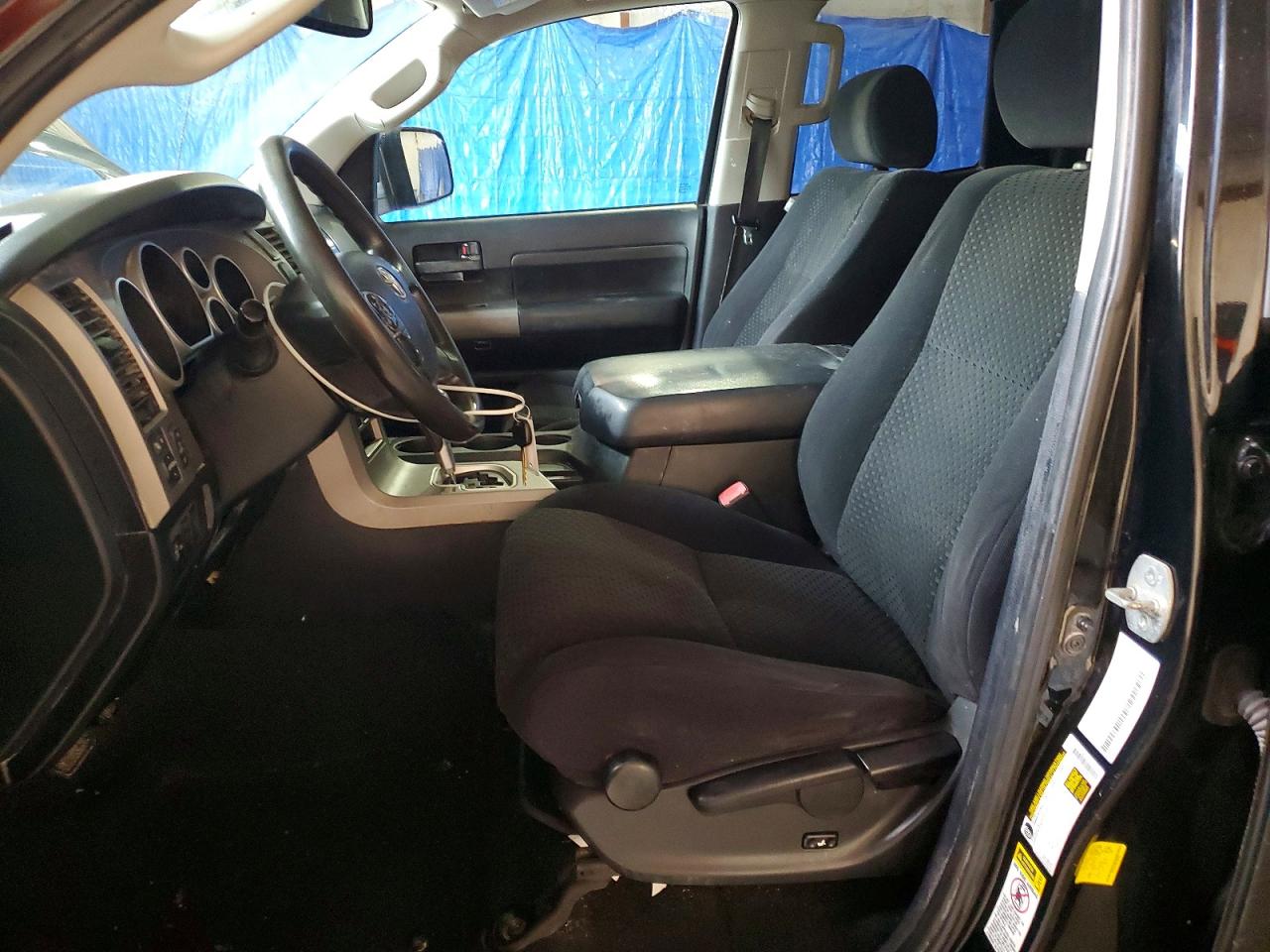 2013 Toyota Tundra Double Cab Sr5 Black vin: 5TFUY5F15DX288750