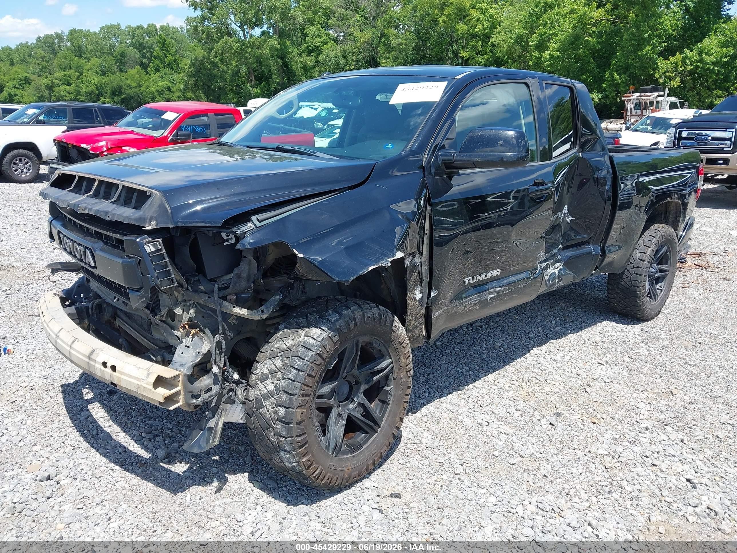 2014 Toyota Tundra Sr5 5.7l V8 Black vin: 5TFUY5F15EX351508