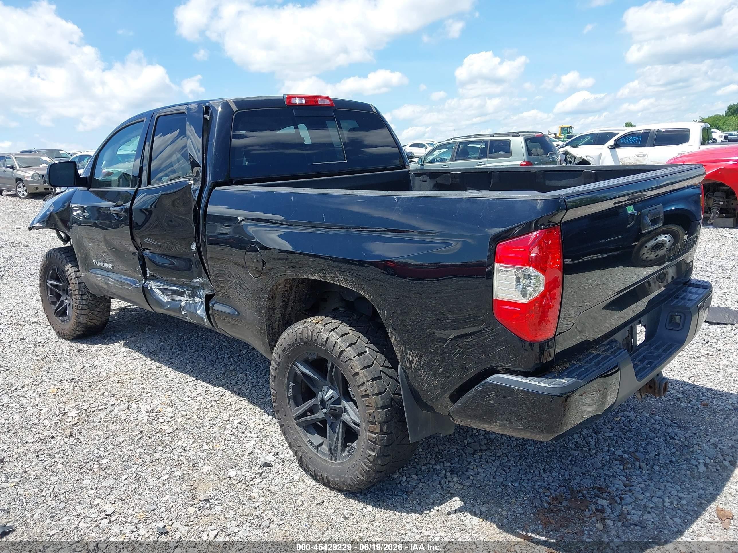 2014 Toyota Tundra Sr5 5.7l V8 Black vin: 5TFUY5F15EX351508