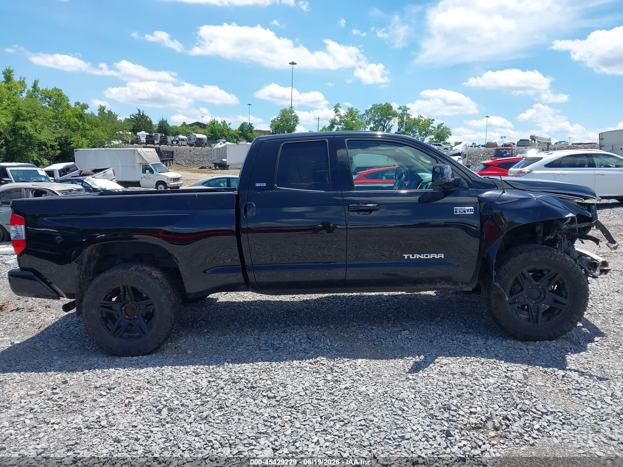 2014 Toyota Tundra Sr5 5.7l V8 Black vin: 5TFUY5F15EX351508