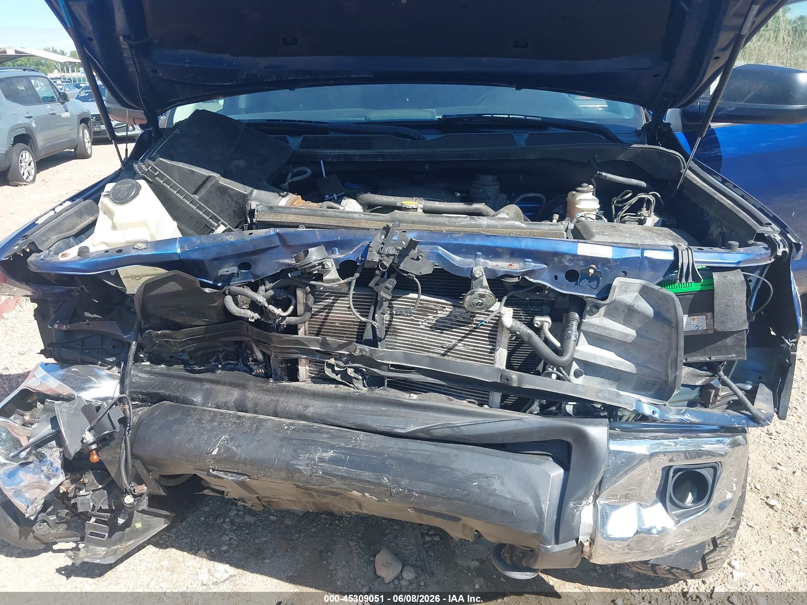 2015 Toyota Tundra Sr5 5.7l V8 Blue vin: 5TFUY5F15FX456177