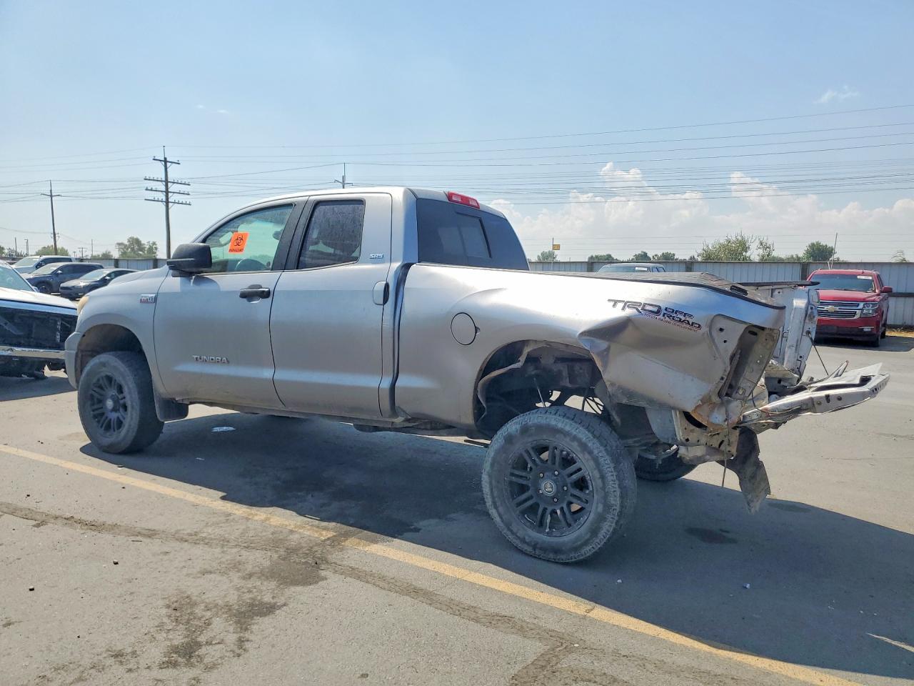 2010 Toyota Tundra Double Cab Sr5 Серебряный vin: 5TFUY5F16AX143664