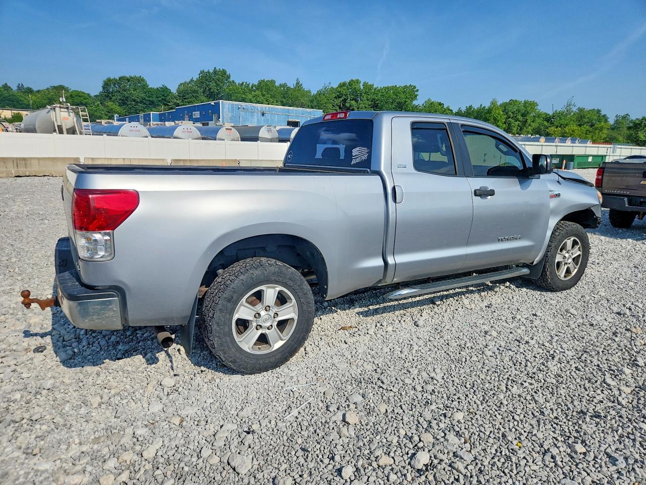 2011 Toyota Tundra Double Cab Sr5 Silver vin: 5TFUY5F16BX161891