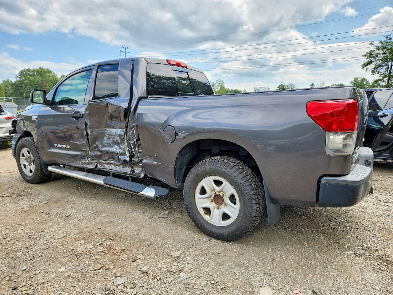 2013 Toyota Tundra Double Cab Sr5 Gray vin: 5TFUY5F16DX288241