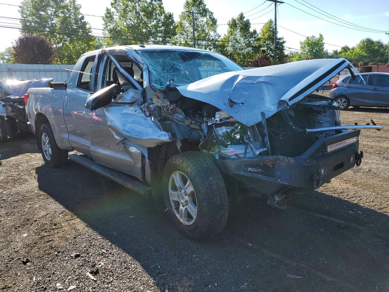 2013 Toyota Tundra Double Cab Sr5 Серебряный vin: 5TFUY5F16DX322503