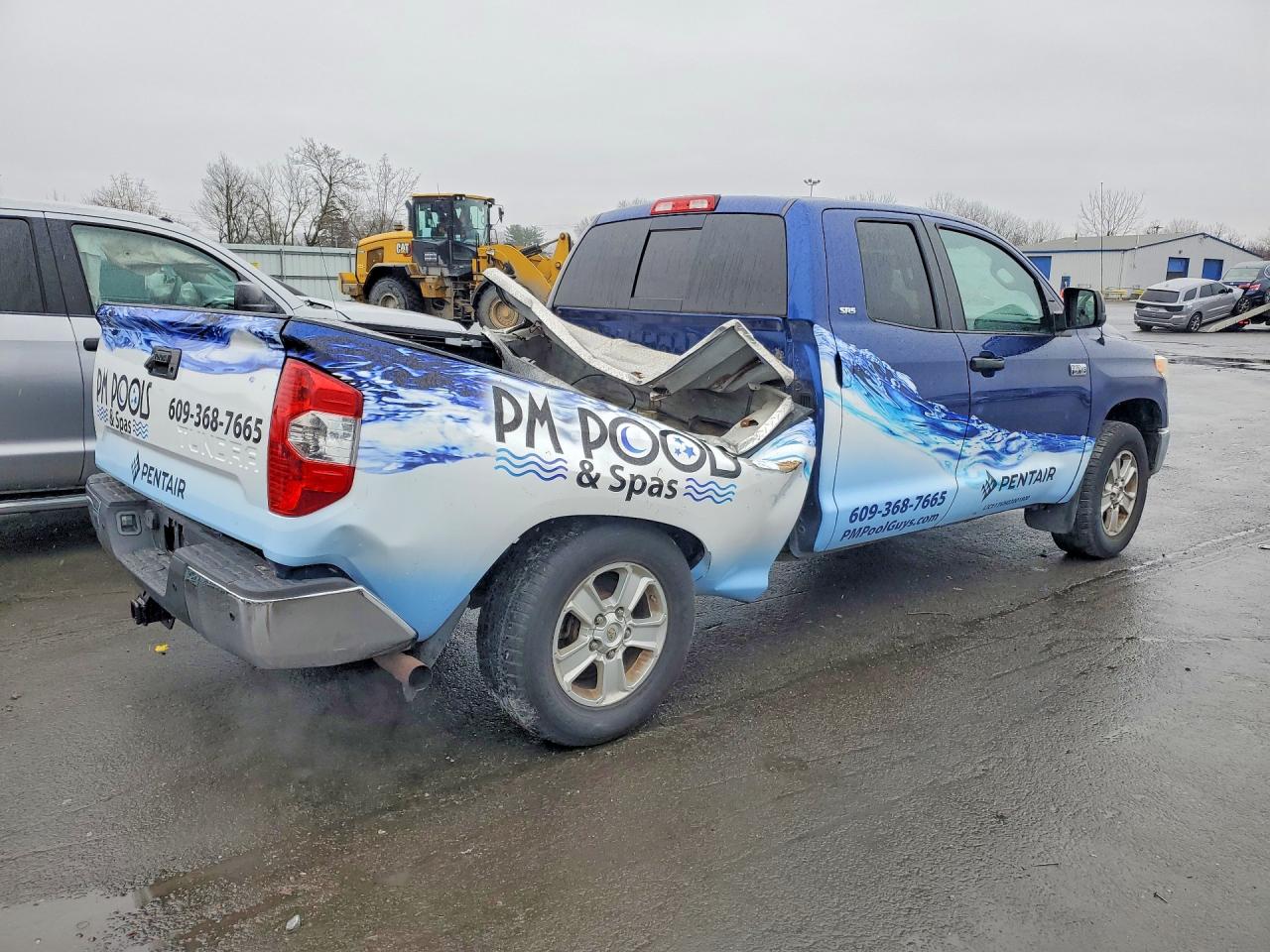 2014 Toyota Tundra Sr5 Blue vin: 5TFUY5F16EX354482