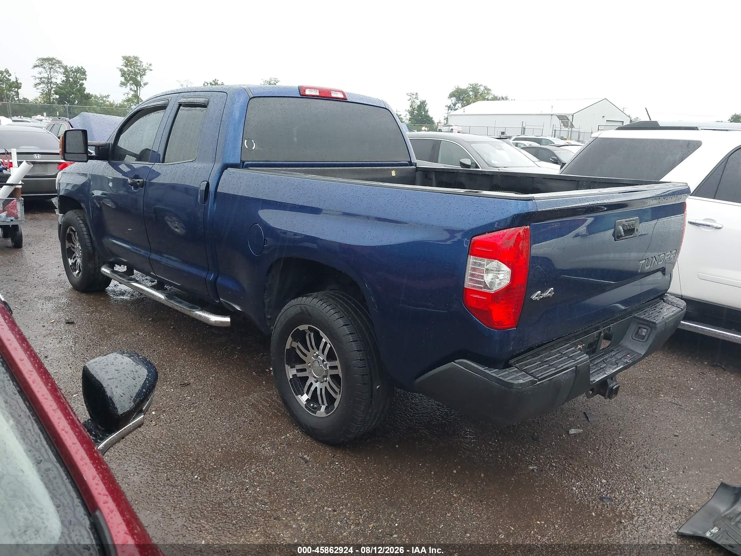 2015 Toyota Tundra Sr 5.7l V8 Blue vin: 5TFUY5F16FX470606