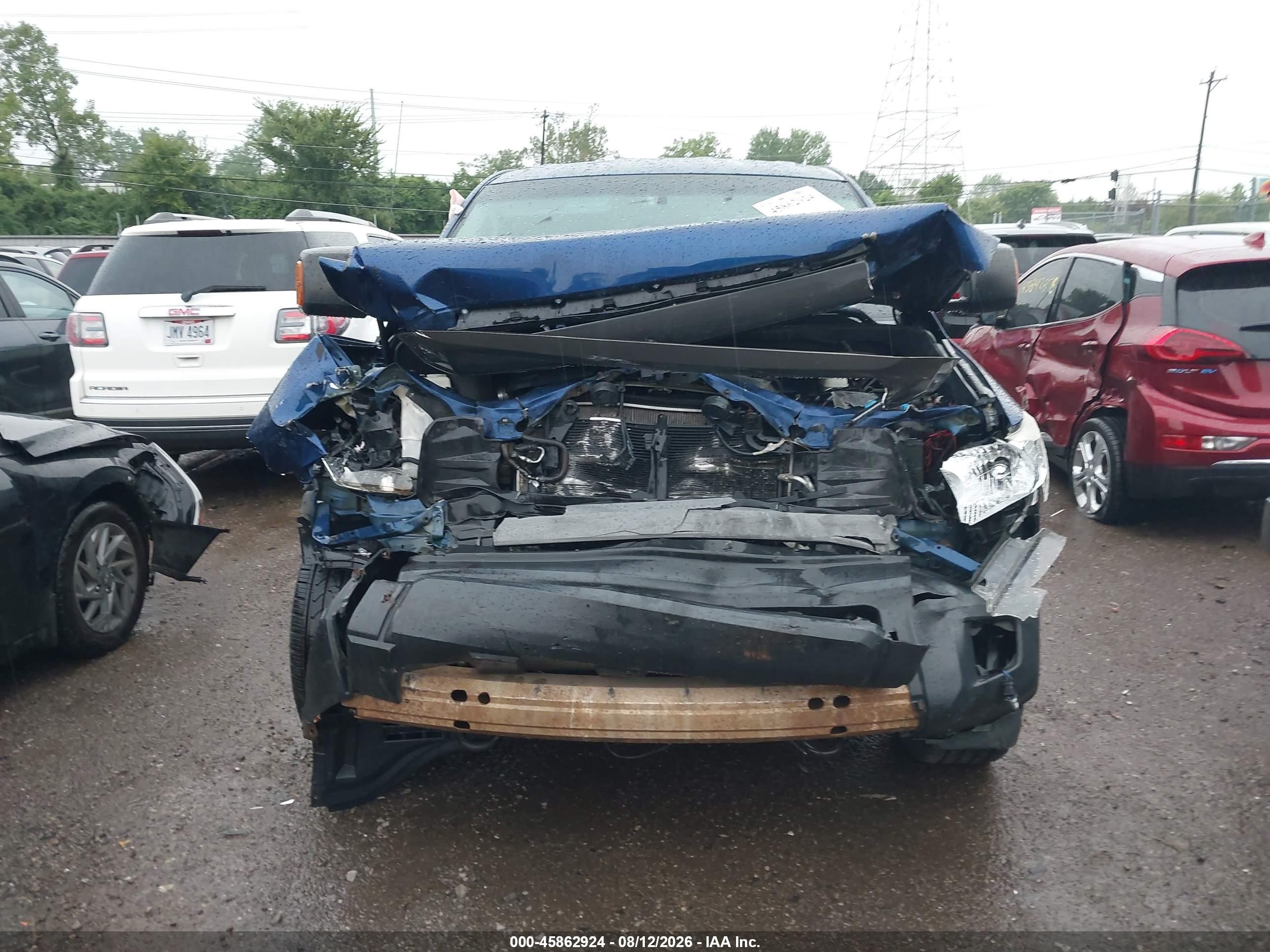 2015 Toyota Tundra Sr 5.7l V8 Blue vin: 5TFUY5F16FX470606