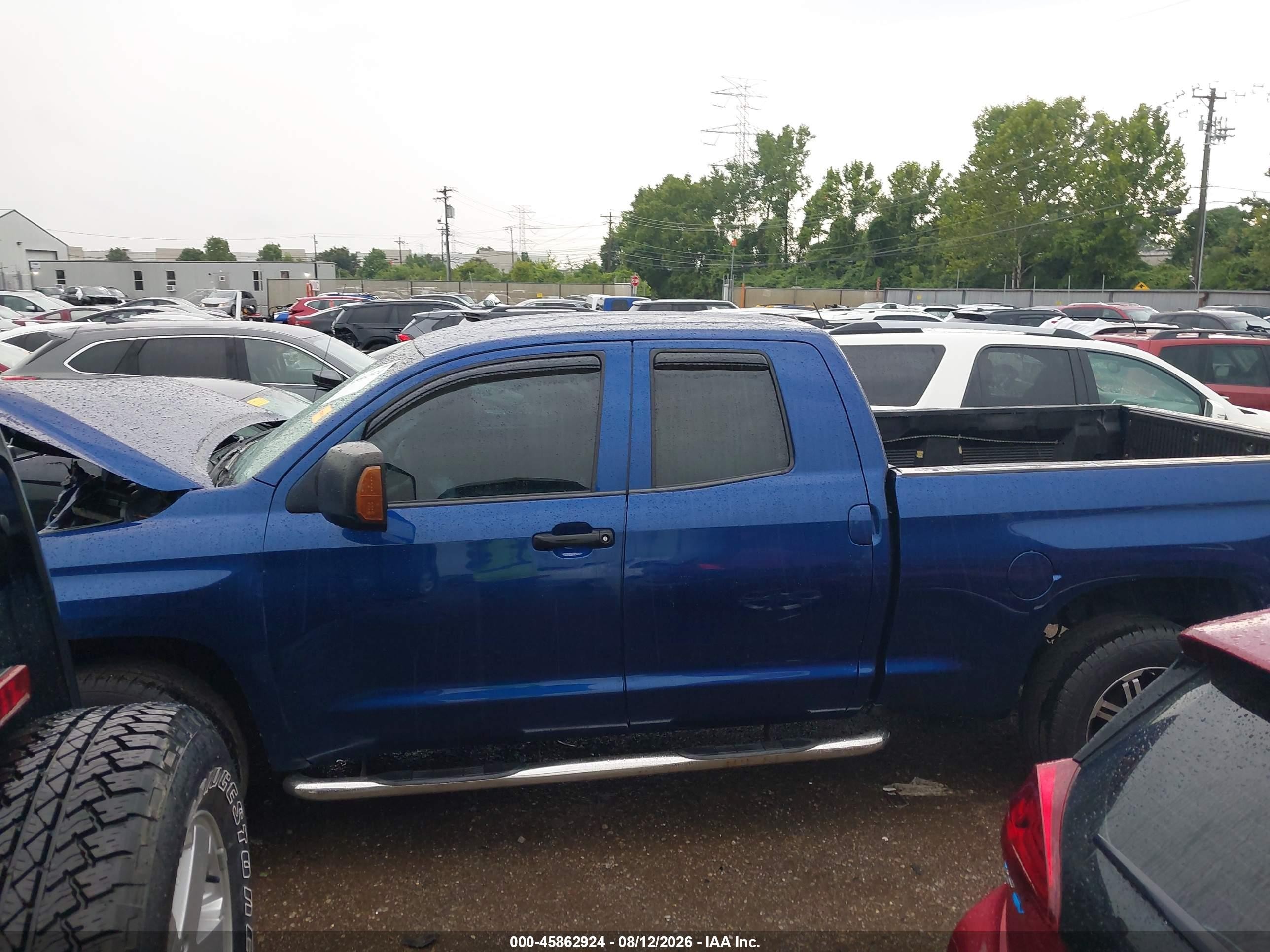 2015 Toyota Tundra Sr 5.7l V8 Blue vin: 5TFUY5F16FX470606