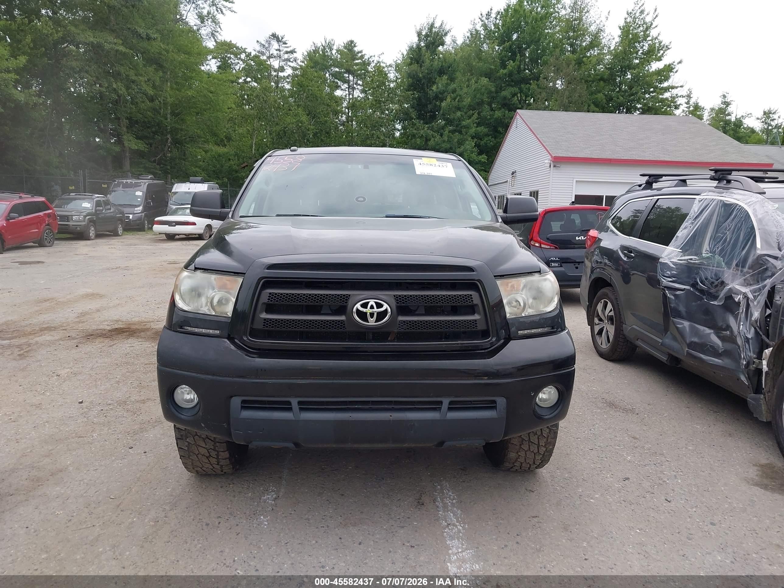 2010 Toyota Tundra Grade 5.7l V8 Black vin: 5TFUY5F17AX102587
