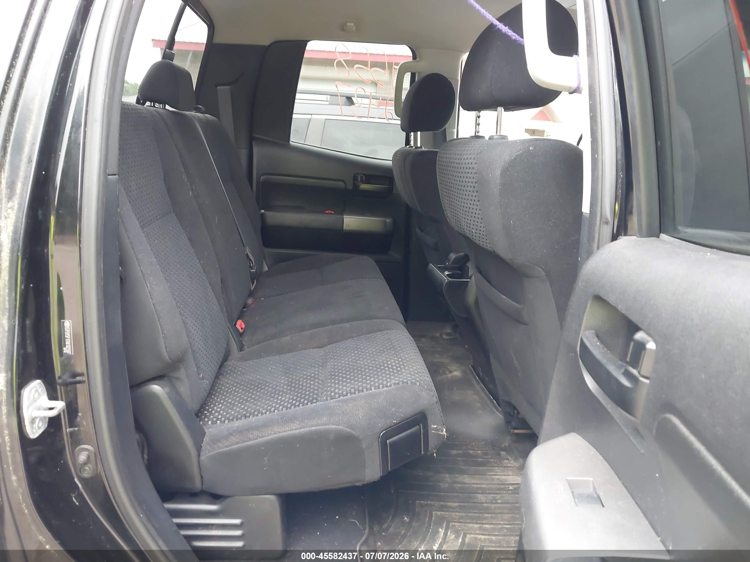 2010 Toyota Tundra Grade 5.7l V8 Black vin: 5TFUY5F17AX102587