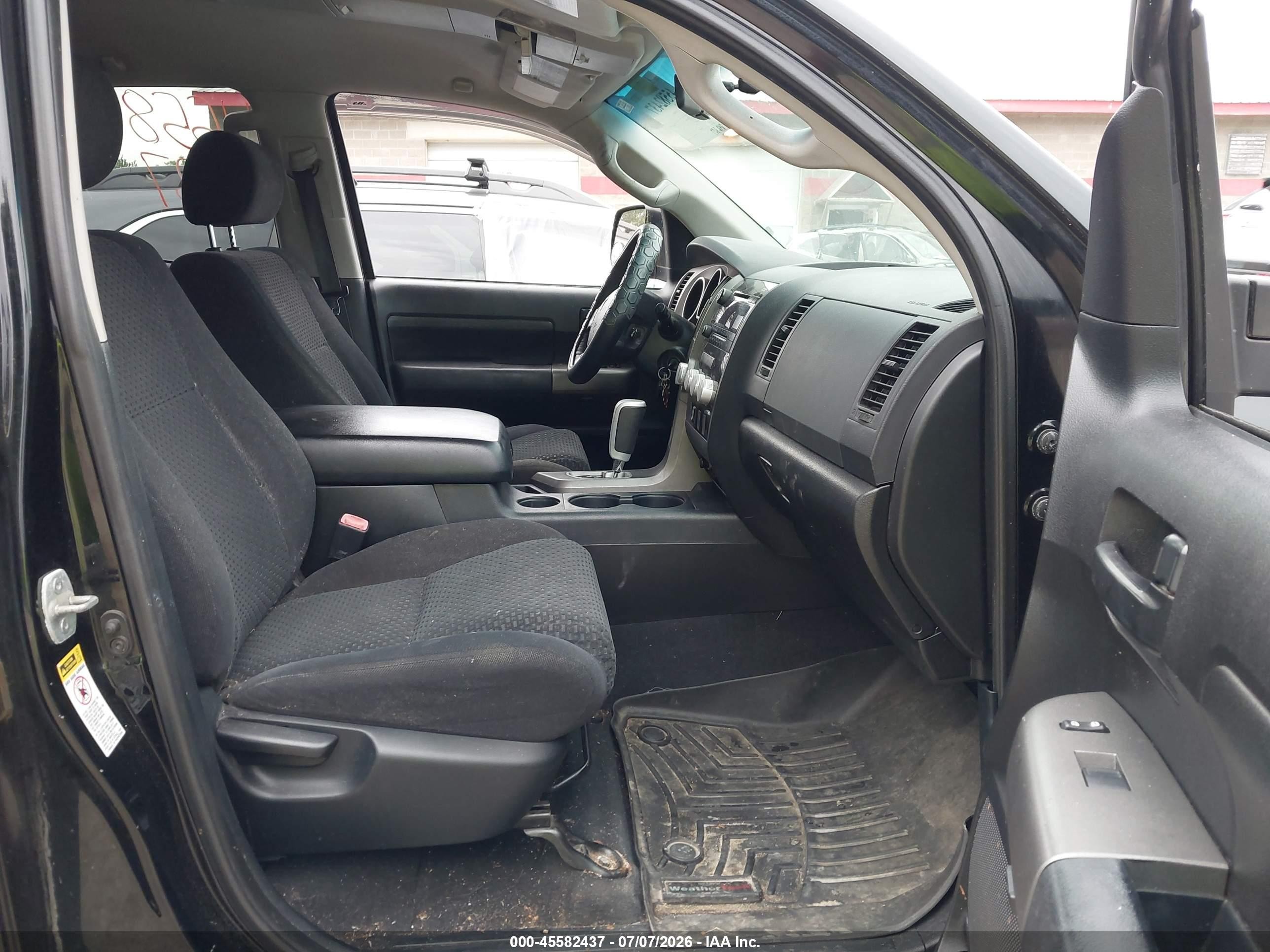 2010 Toyota Tundra Grade 5.7l V8 Black vin: 5TFUY5F17AX102587