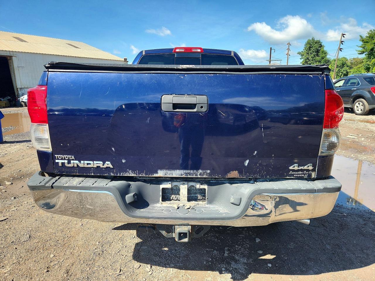 2010 Toyota Tundra Double Cab Sr5 Blue vin: 5TFUY5F17AX113458