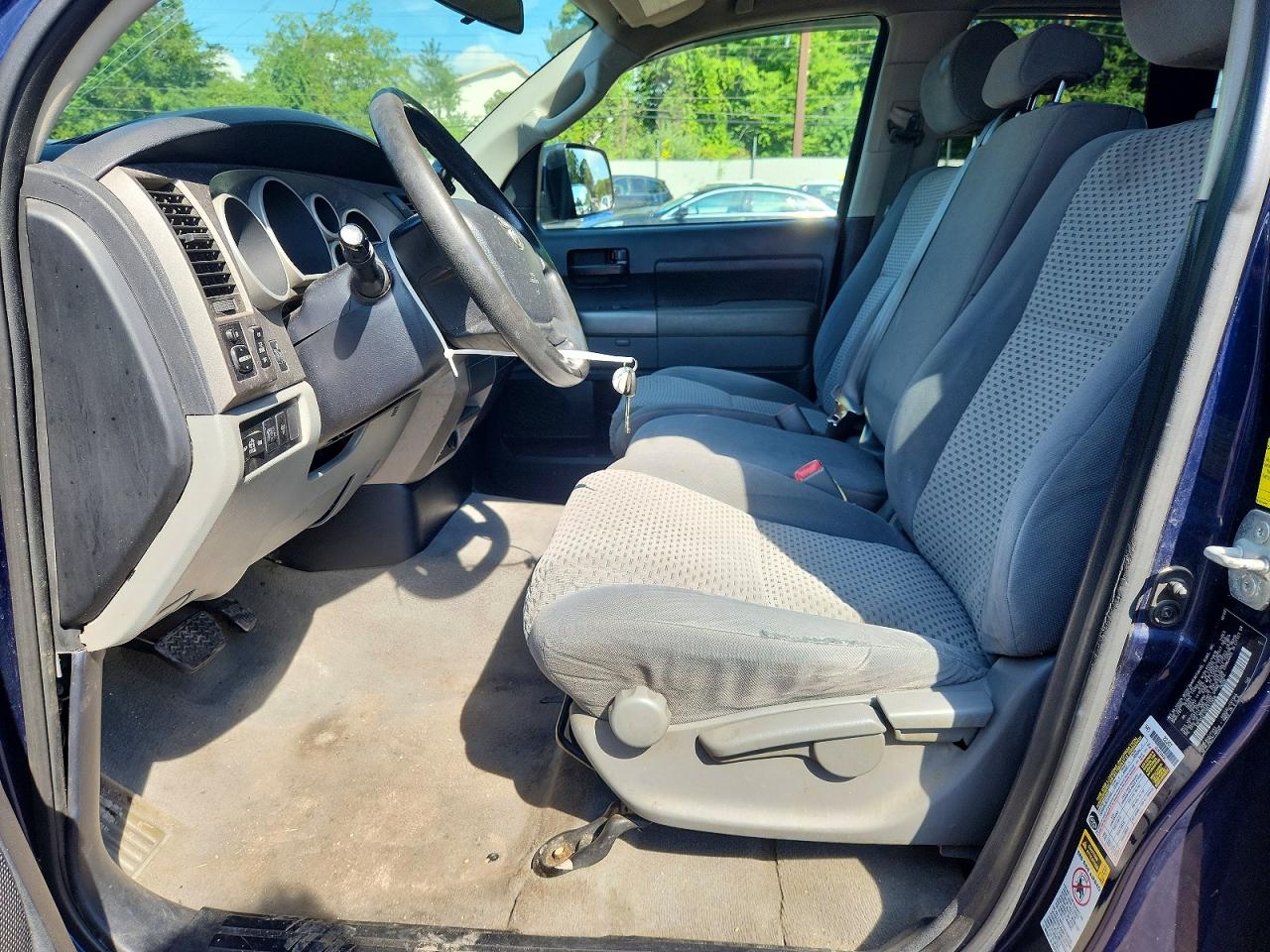 2010 Toyota Tundra Double Cab Sr5 Blue vin: 5TFUY5F17AX113458