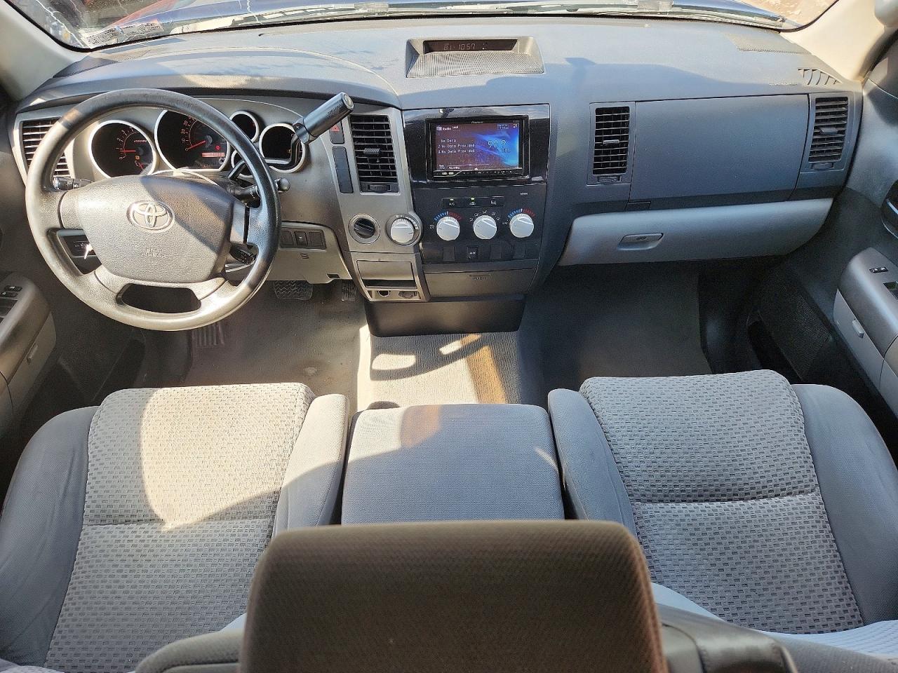 2010 Toyota Tundra Double Cab Sr5 Blue vin: 5TFUY5F17AX113458