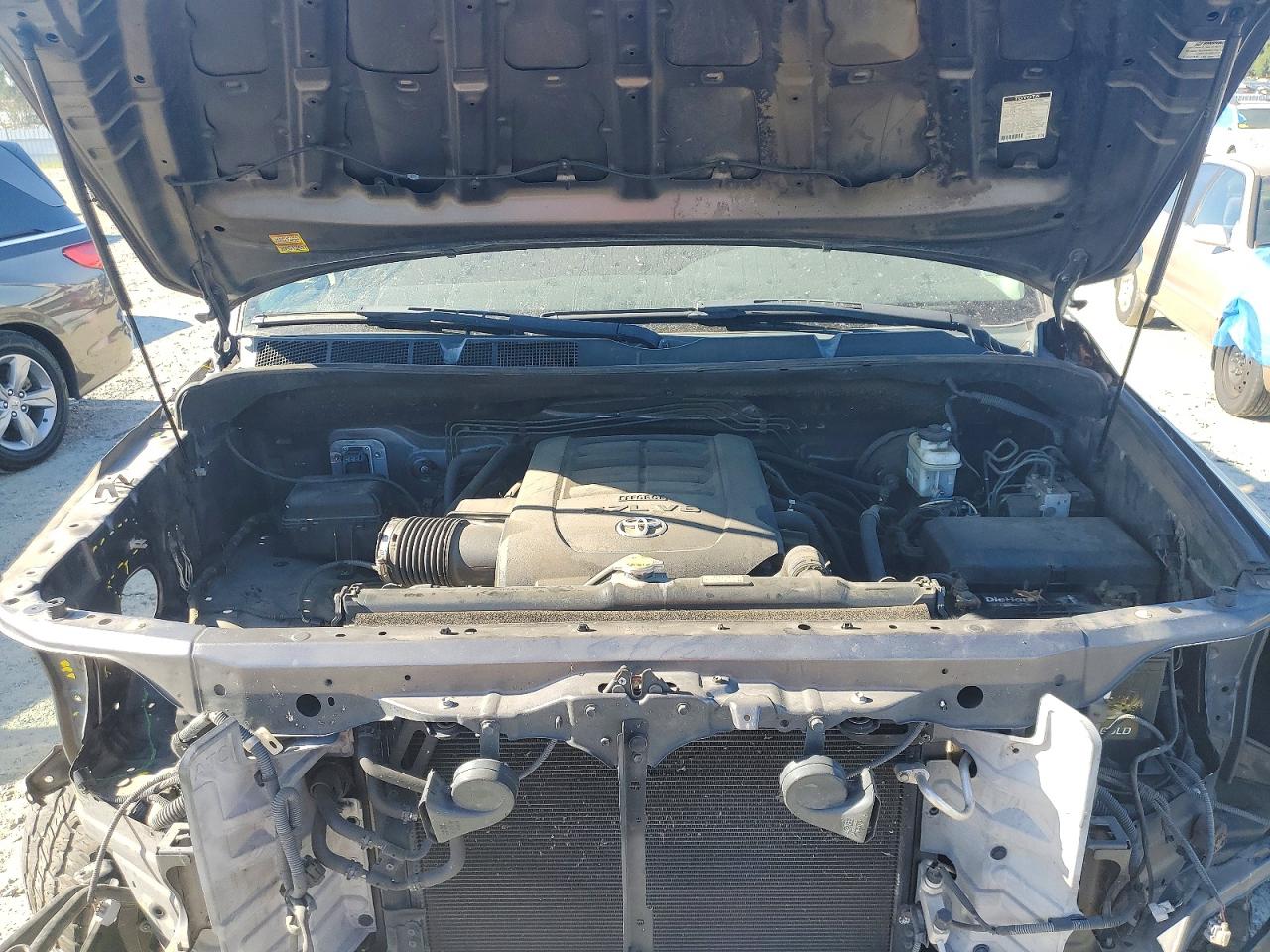 2011 Toyota Tundra Double Cab Sr5 Gray vin: 5TFUY5F17BX208118