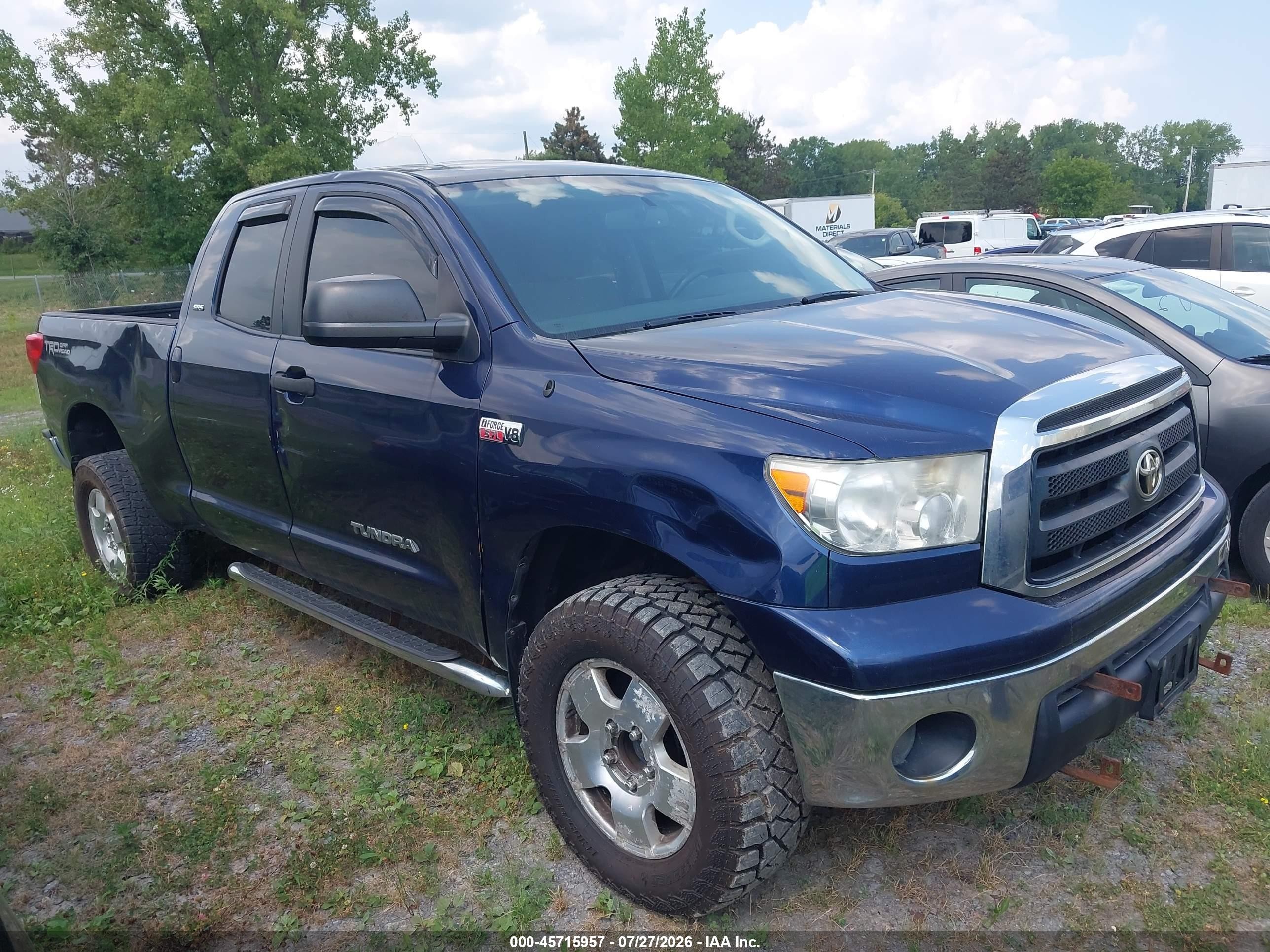 2013 Toyota Tundra Grade 5.7l V8 Blue vin: 5TFUY5F17DX283484