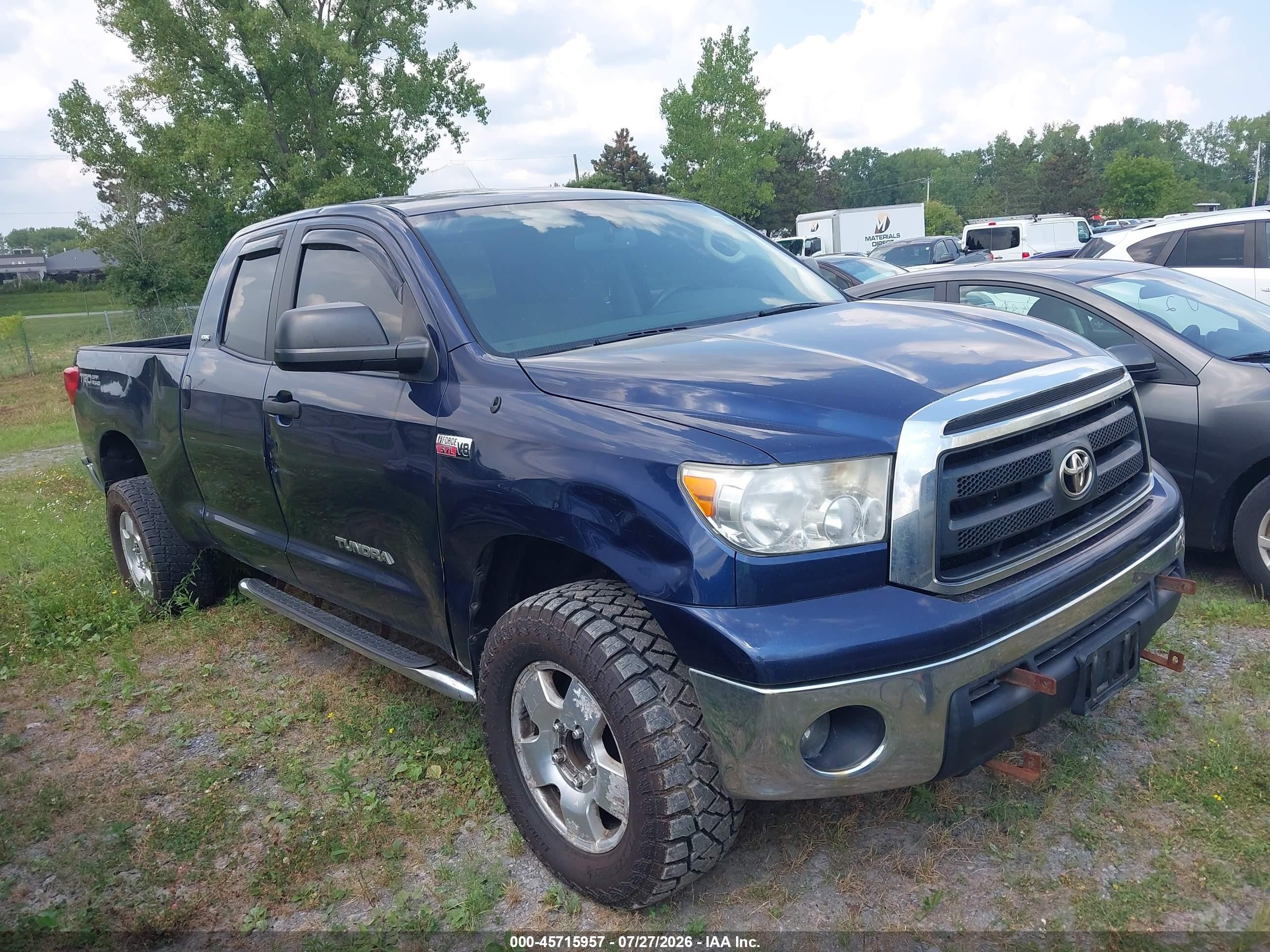 2013 Toyota Tundra Grade 5.7l V8 Blue vin: 5TFUY5F17DX283484