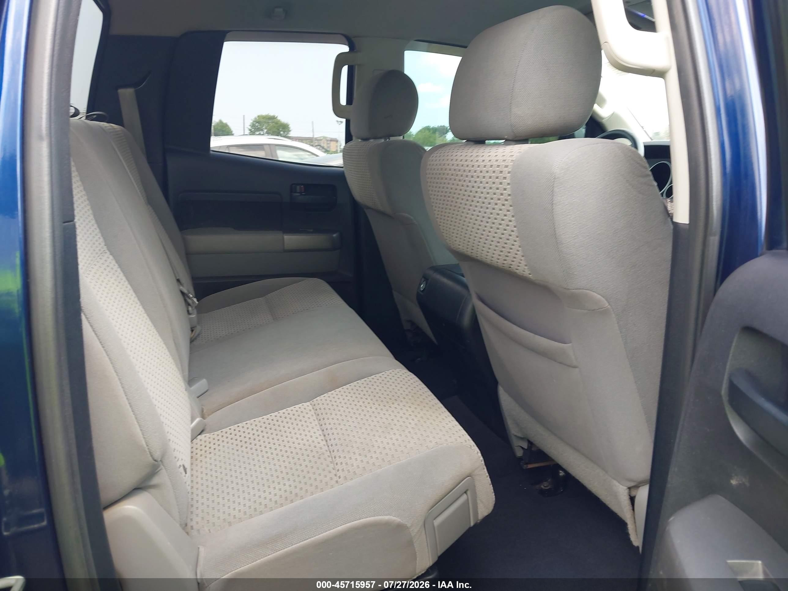 2013 Toyota Tundra Grade 5.7l V8 Blue vin: 5TFUY5F17DX283484